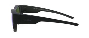 DanCarol Sonnenbrille DC-POL-2100B- Die Überbrille mit Polarisierte Gläser bestens zum Autofahren, Angeln, Skifahren