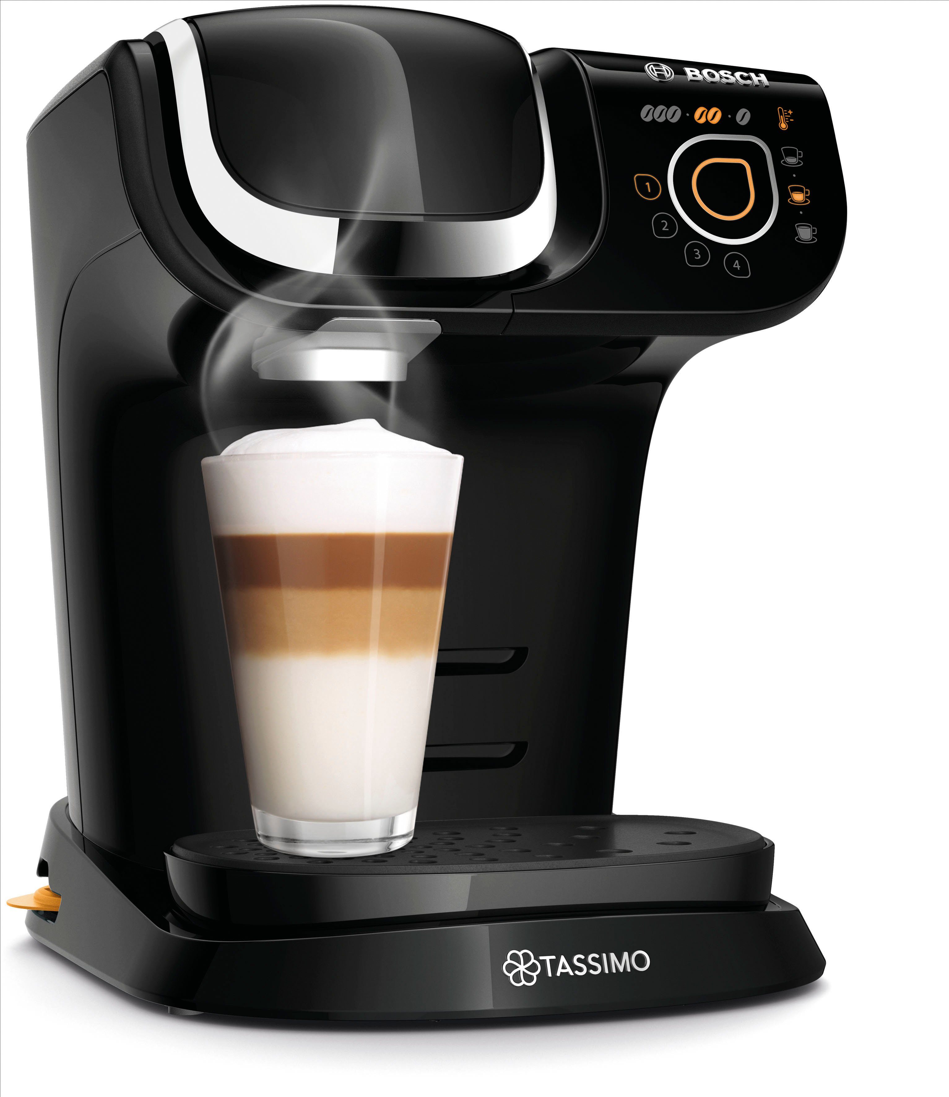 TASSIMO Kapselmaschine My Way 2 TAS6502, mit Wasserfilter BRITA MAXTRA, Personalisierung, über 70 Getränke