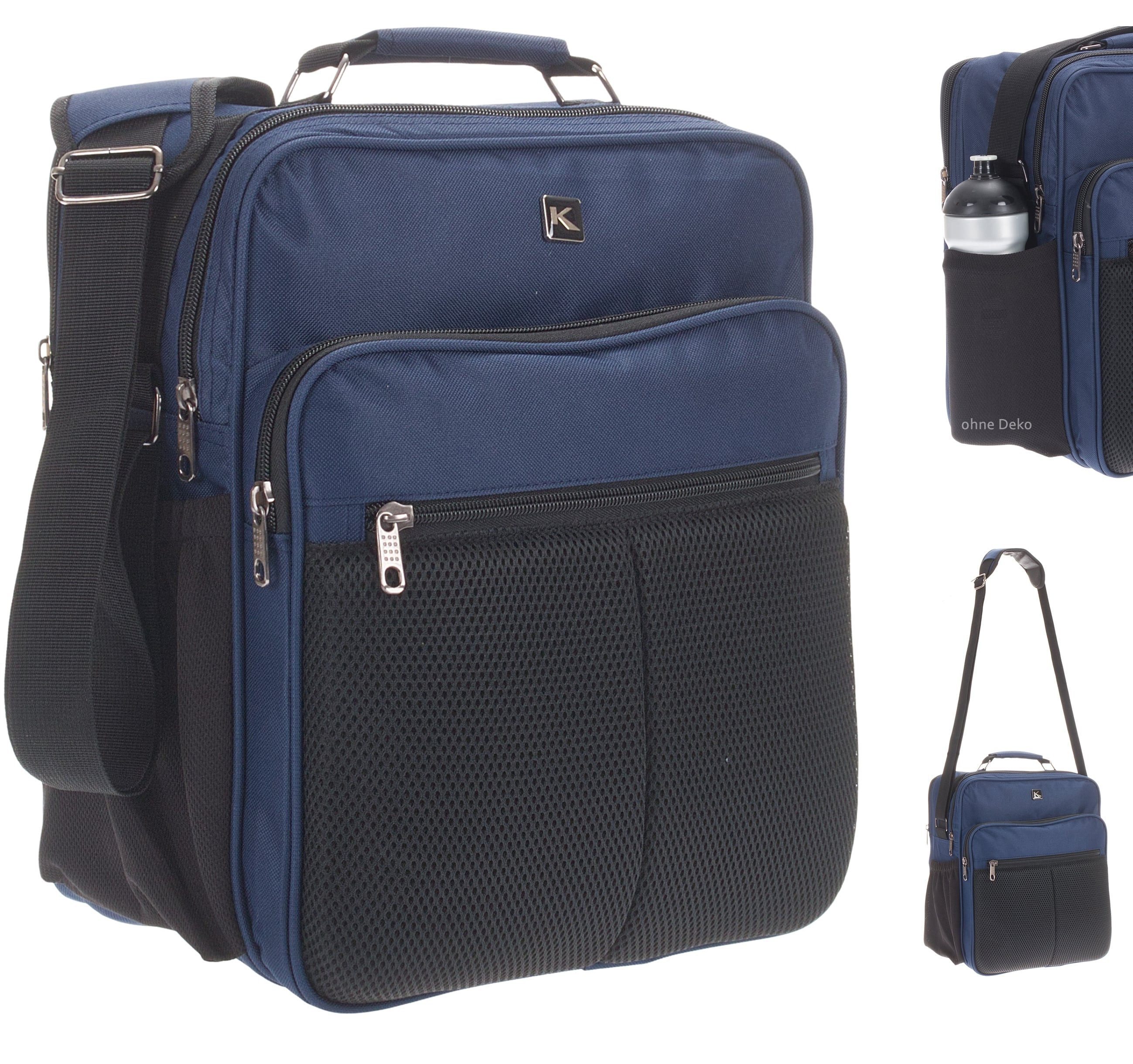 Keanu Bags Flugumhänger Arbeitstasche Handgepäck Büro Tasche A4, Flugbegleiter Hochformat Herrentasche Cabin Size