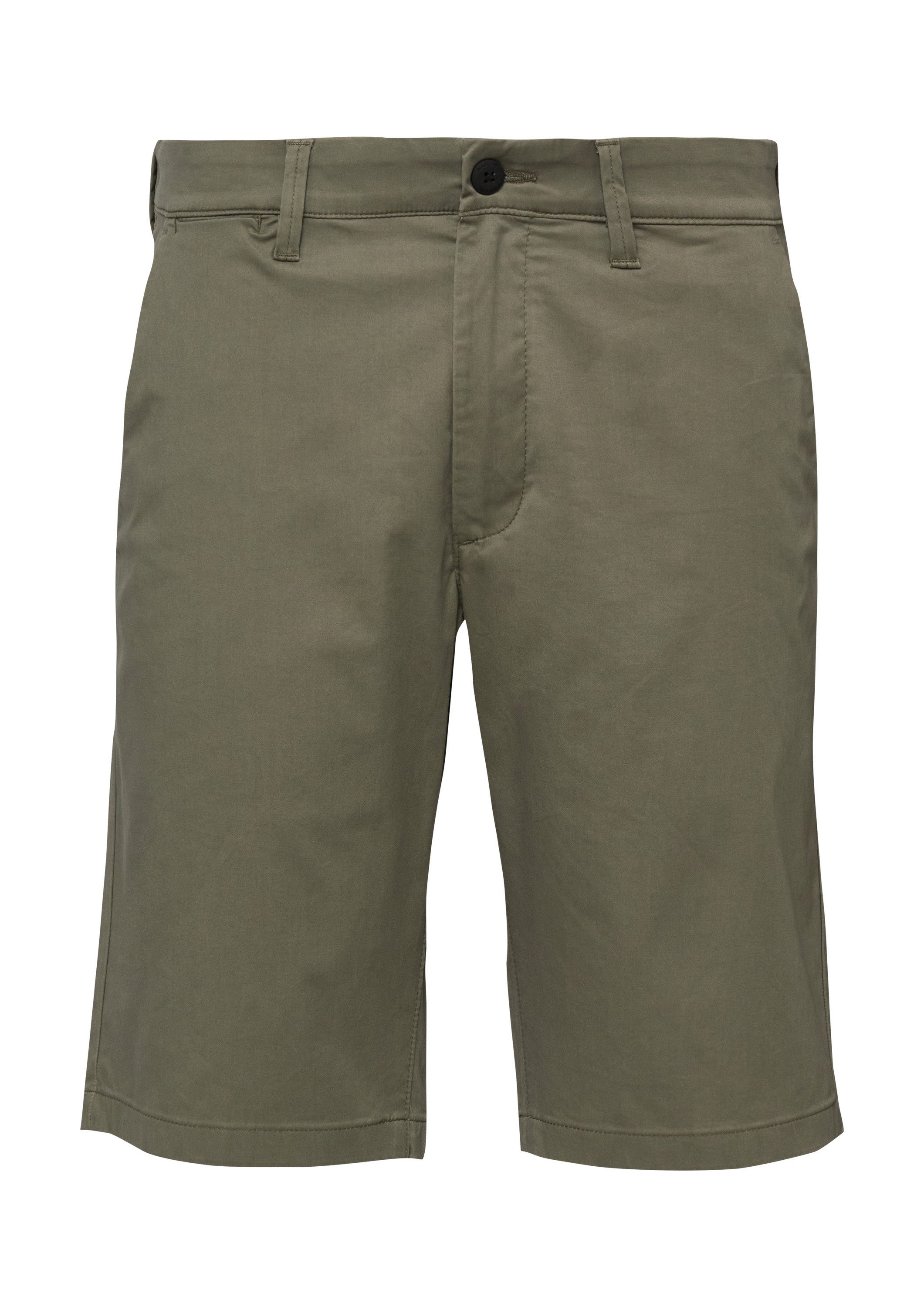 s.Oliver Shorts Bermuda Elastische Shorts aus feinem Baumwollstretch
