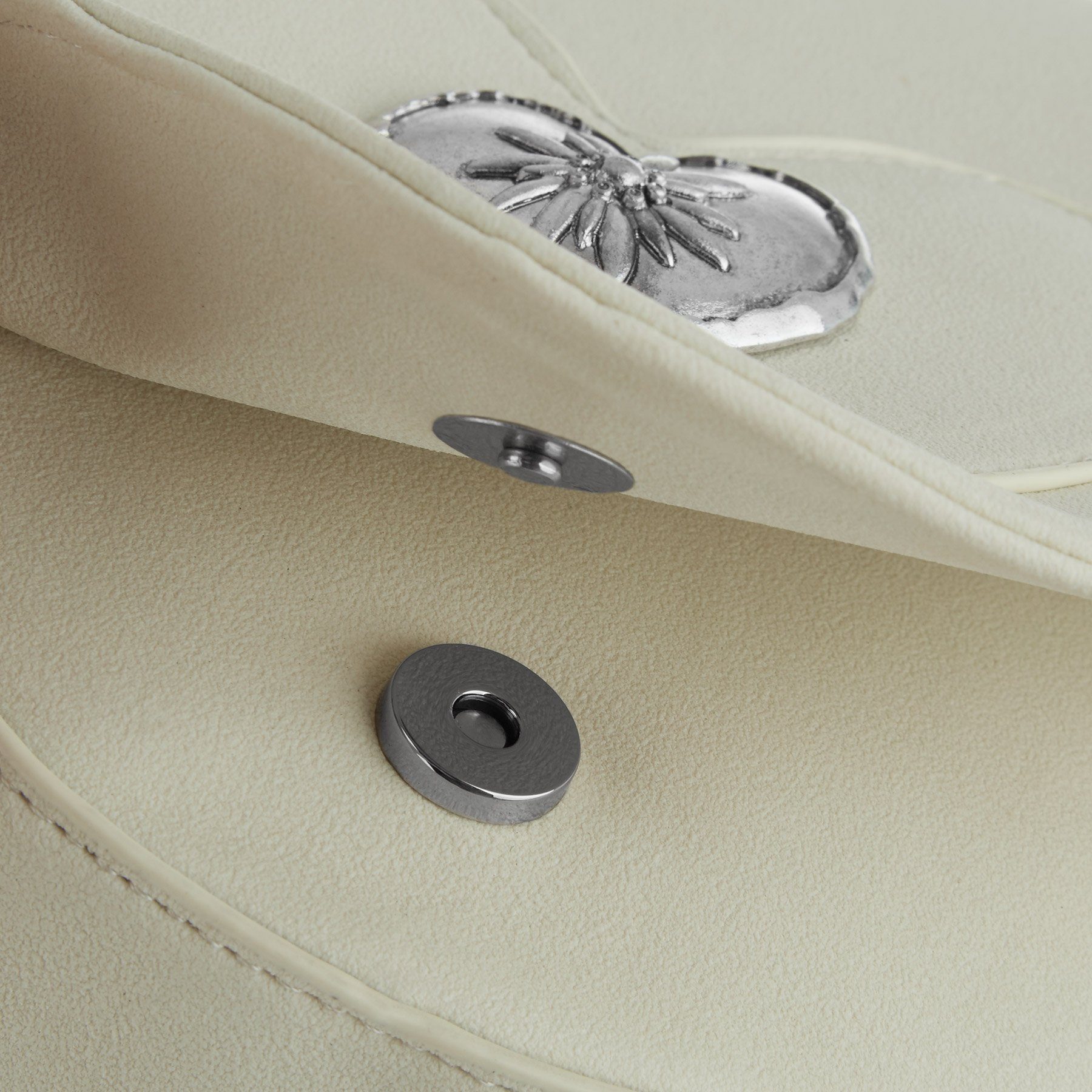 dressforfun Henkeltasche Trachtentasche, Seitenfach mit Reißverschluss (LxH): ca. 14 x 10 cm (Dirndltasche, Konfektionsgröße 0 in beige), Innenmaß (LxBxH) ca. 2 – Bild 3 von 3