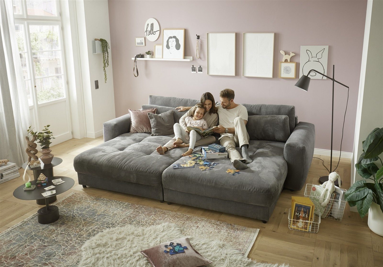 Big-Sofa BARURA Loveseat