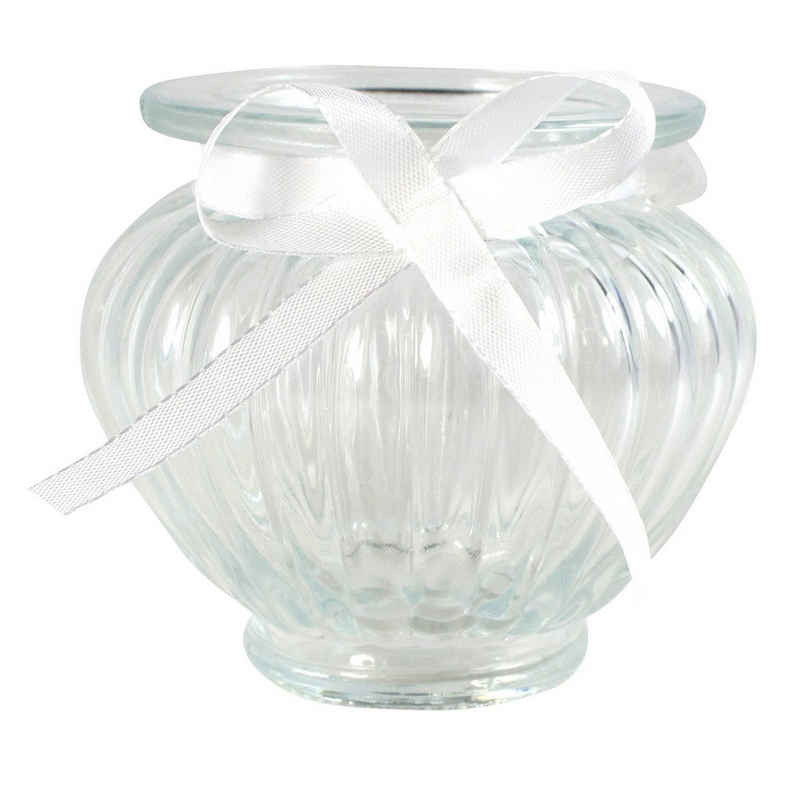 Annastore Windlicht aus Glas im Vintage-Look Teelichtgläser Kerzengläser, Teelichthalter