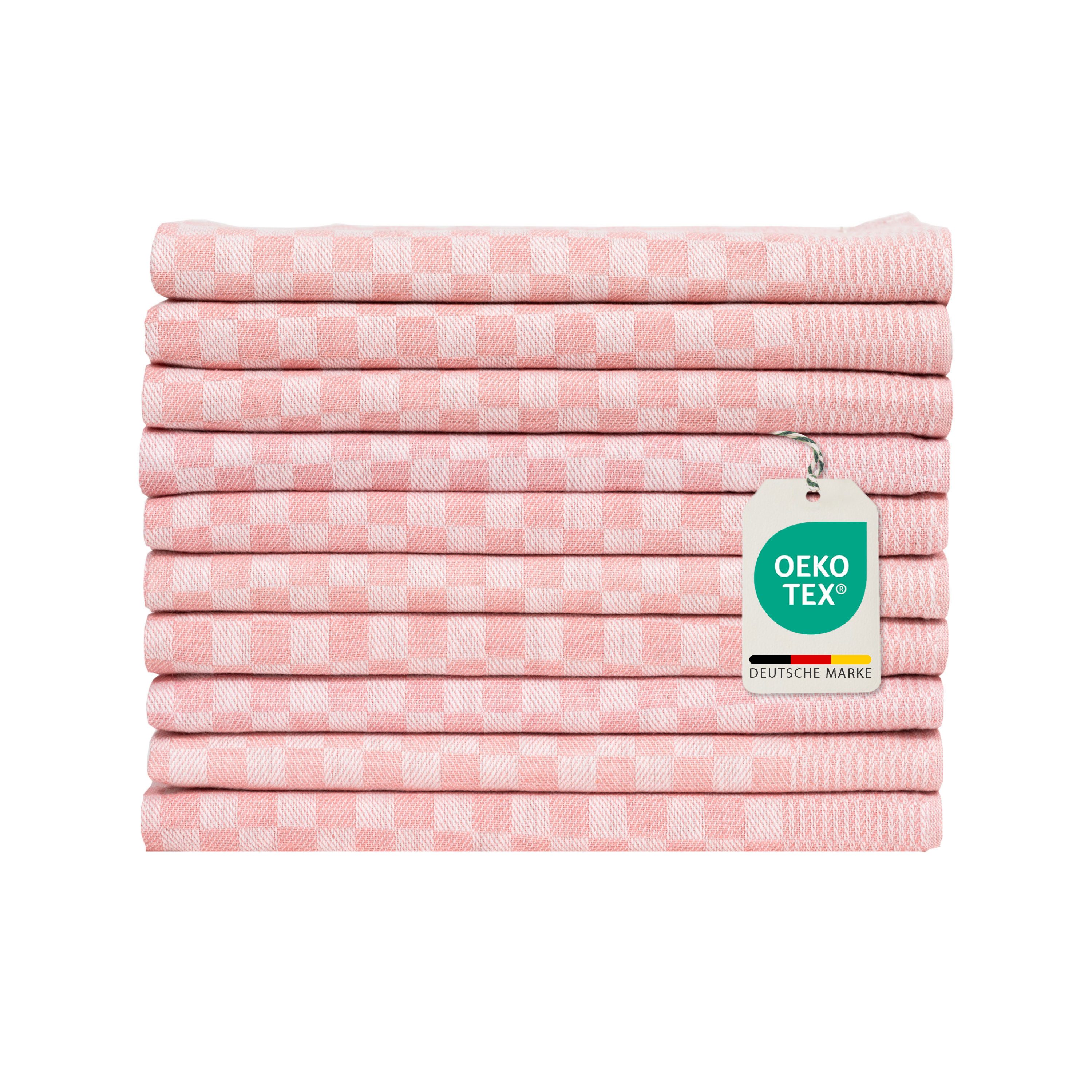 Devior Spültuch 50x70 cm, zuverlässig selbst bei intensivem Gebrauch, Grubentücher, (10-tlg., Vielfältig einsetzbar), Enorm Saugstark aus 100% Baumwolle, Fusselfrei, Robust – 95°C Waschbar