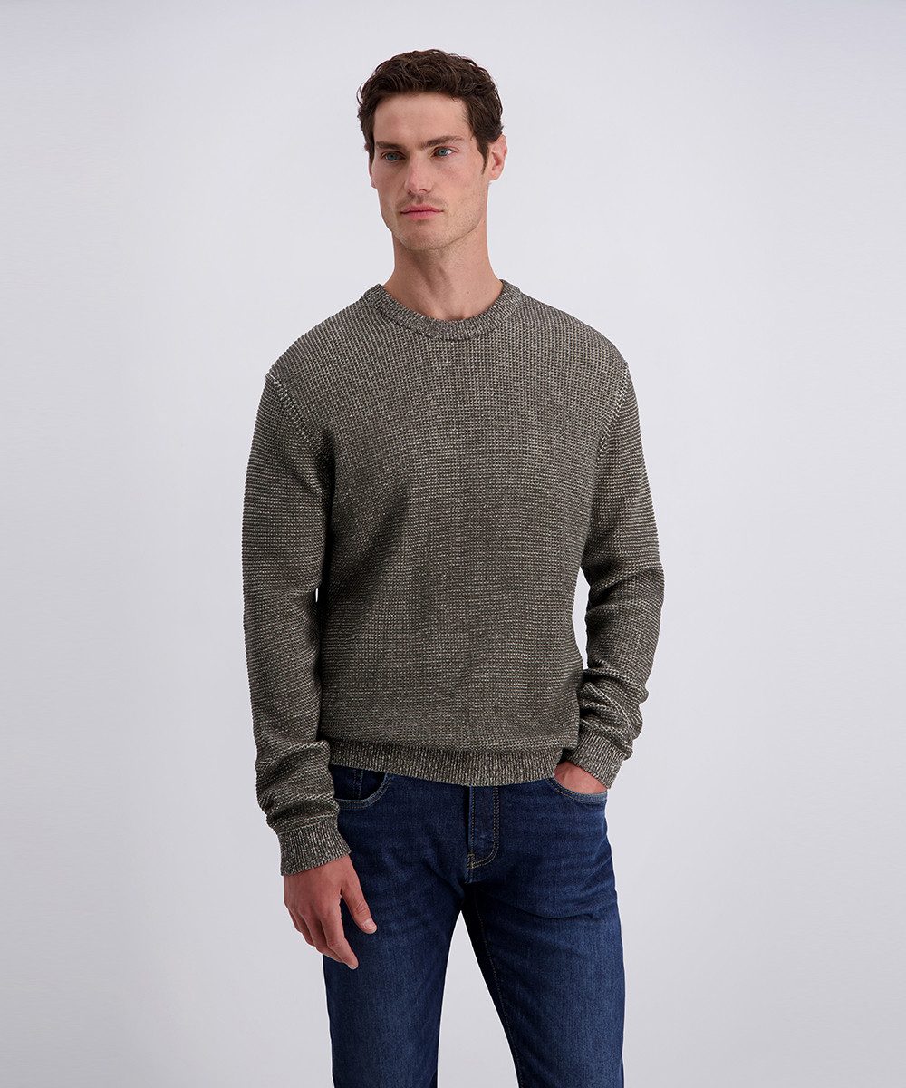 Pierre Cardin Rundhalspullover Strick RH Waffelmuster