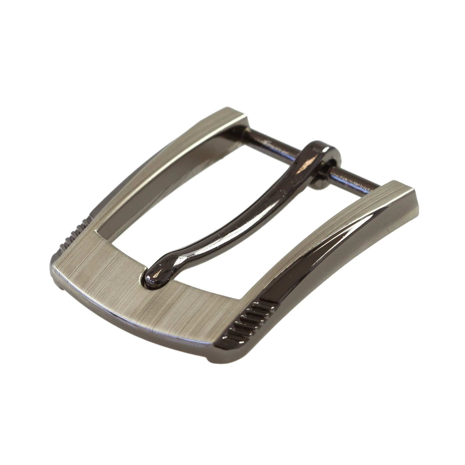 maDDma Gürtelschnalle aus Metall 30mm in silber Gürtelschließe Gurtstecker (Einzeln, 1-tlg)