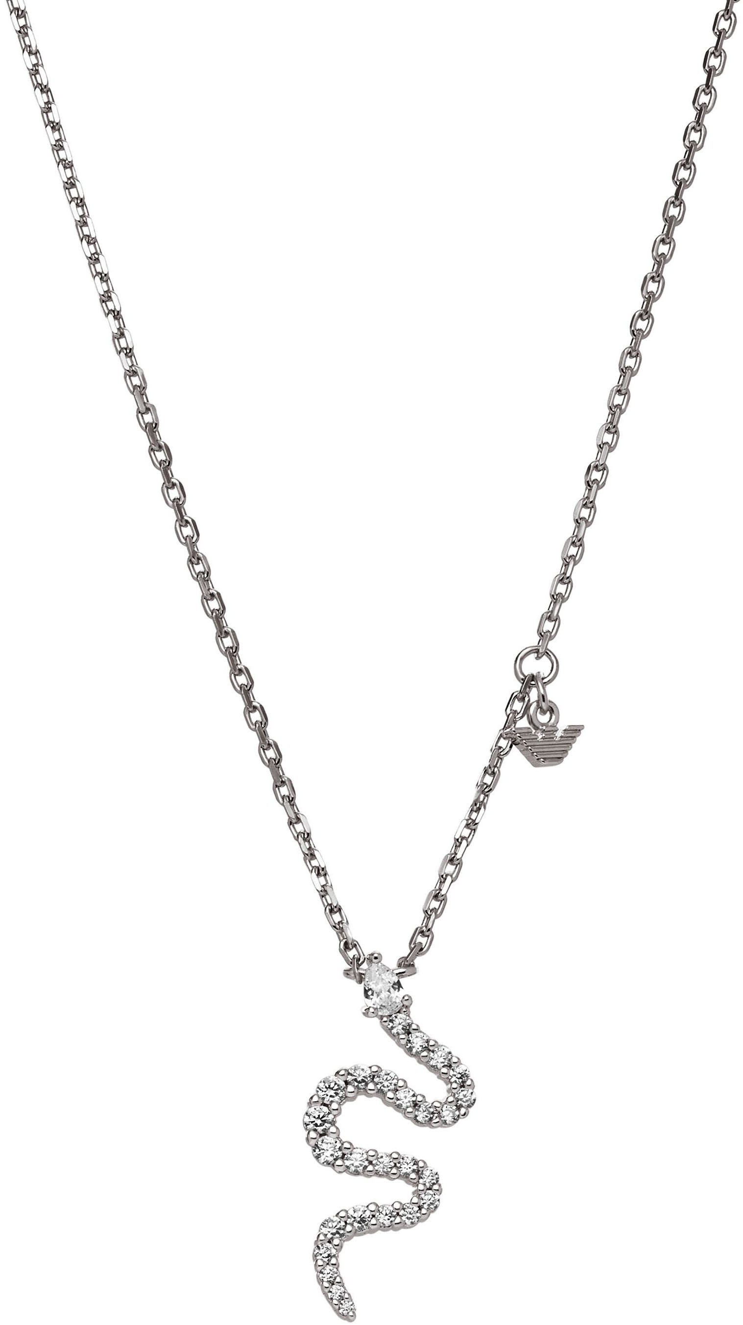 Emporio Armani Kette mit Anhänger Schmu...