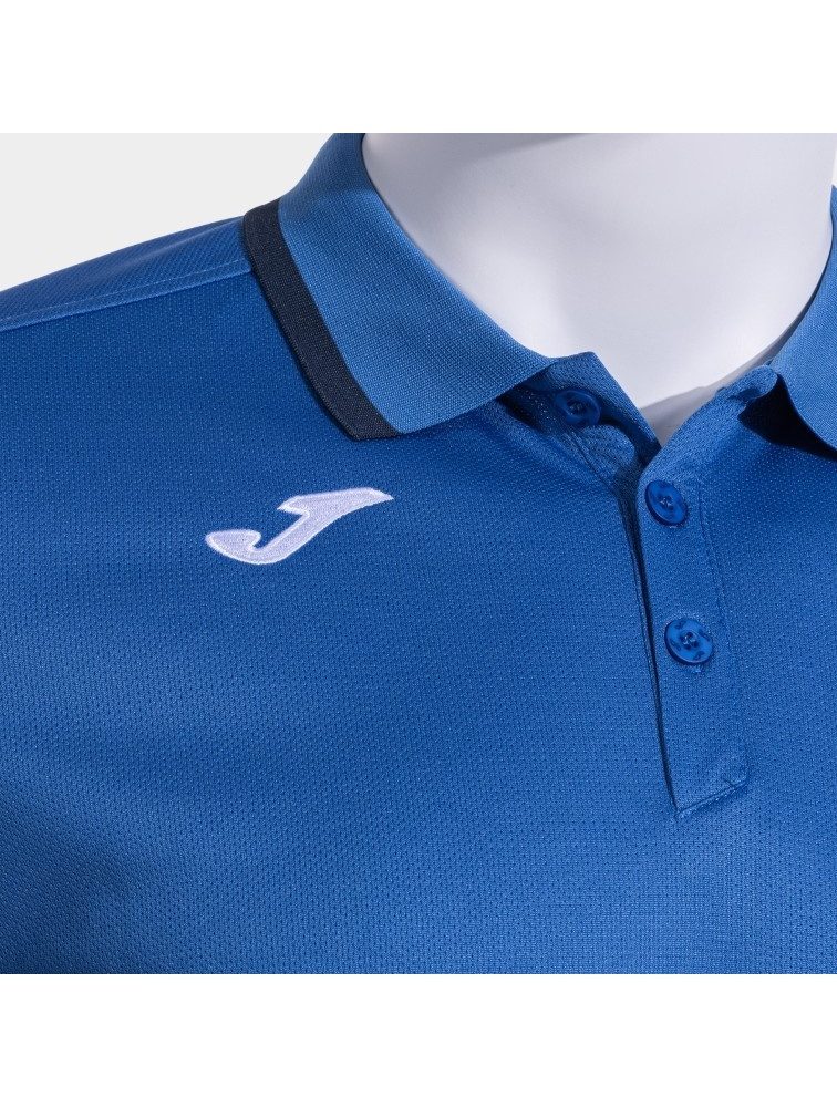 Joma Poloshirt Combi Premium (komfortable Passform, atmungsaktiv) royalblau/navy