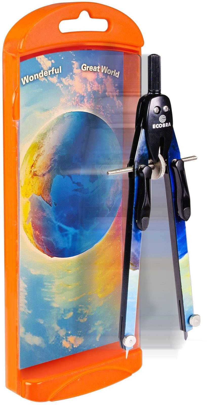 Zirkel Schnellverstell-Zirkel duo-Tec schwarz/orange