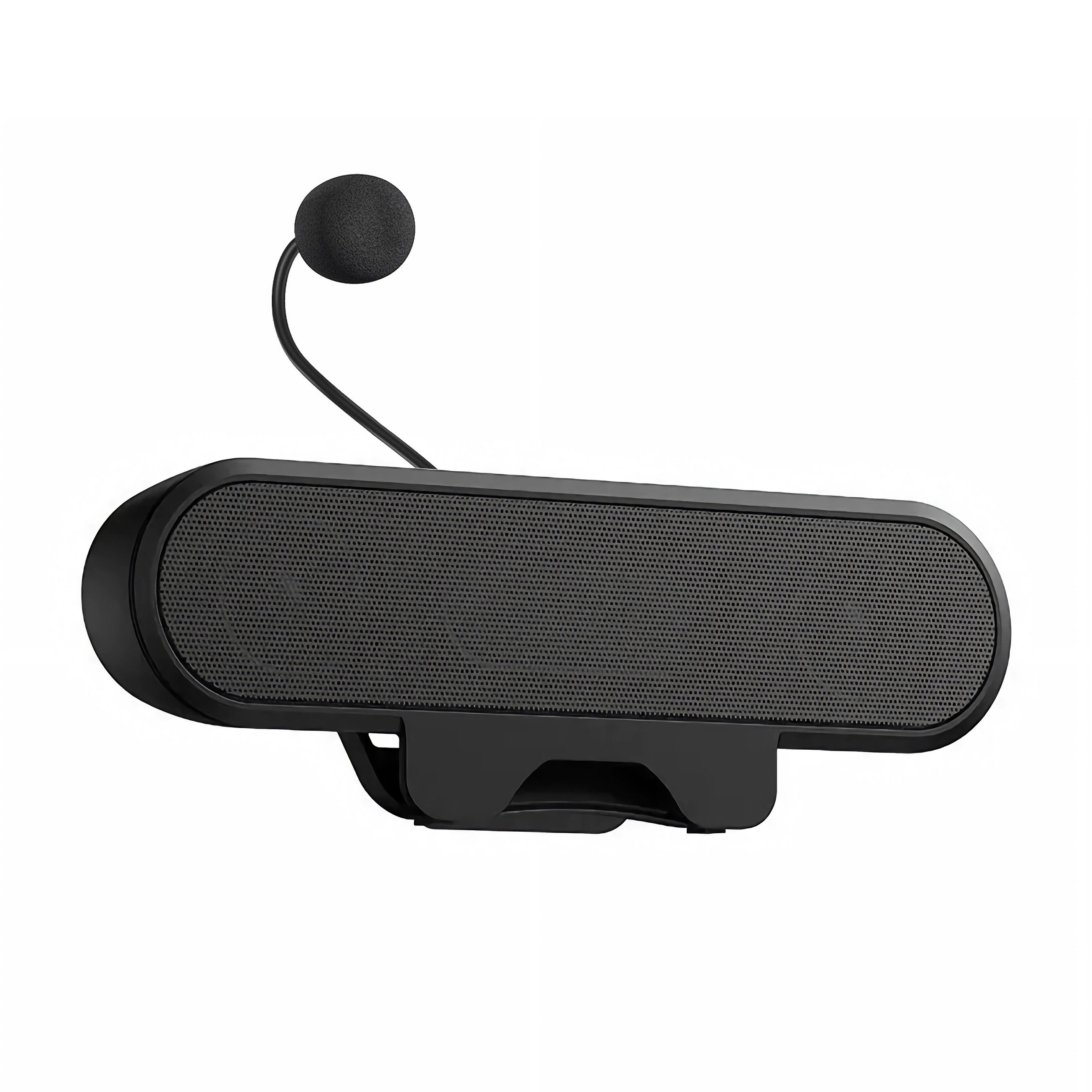 Bolwins E27C PC Lautsprecher mit Mikrofon, USB Soundbar für Monitor & Laptop PC-Lautsprecher nicht relevant (nicht relevant, 10 W, Monitor-Clip, AEC-Mikrofon, 10W Stereo-Sound, USB Plug & Play)