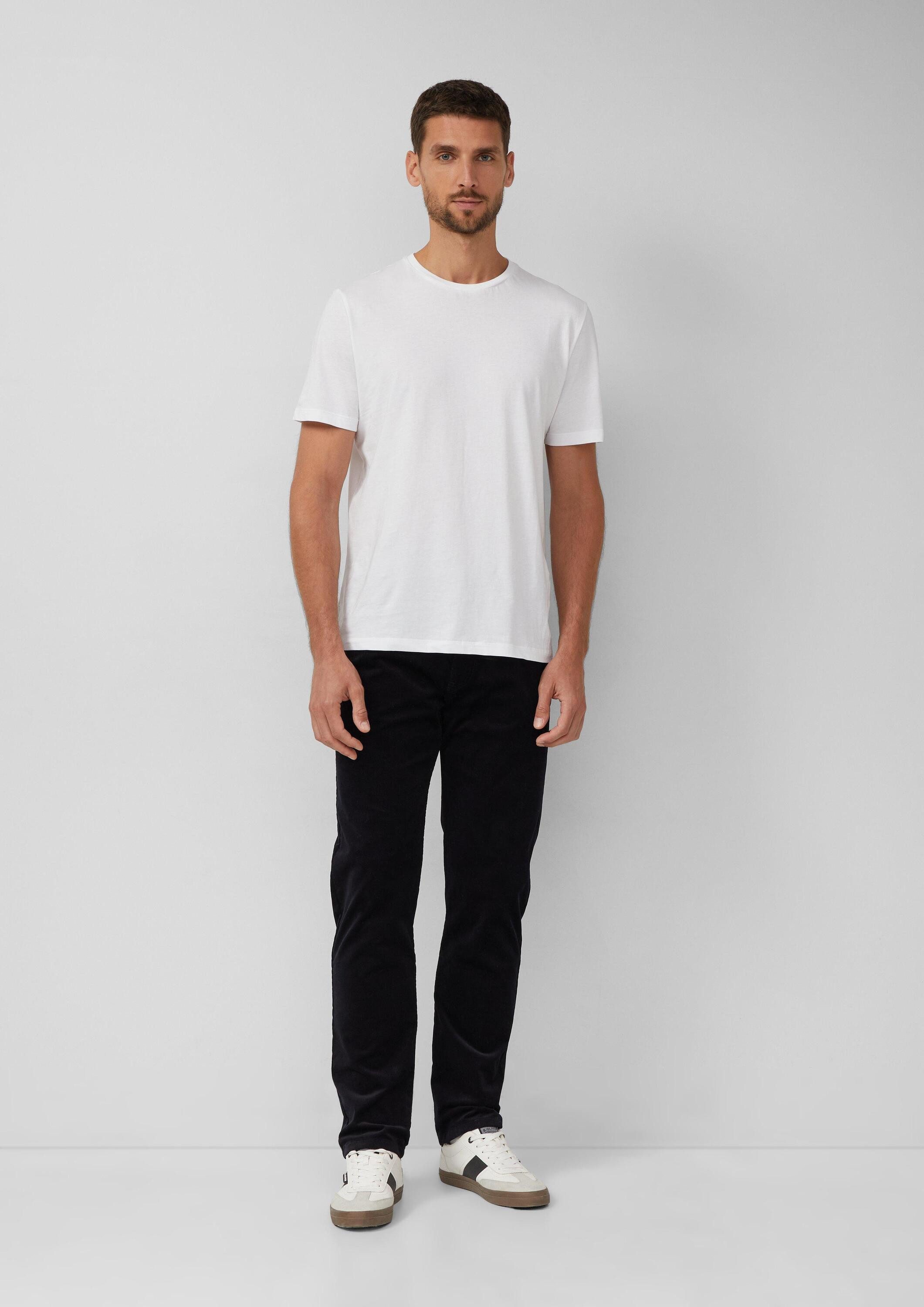 s.Oliver Chinos Hose Regular Fit: Hose aus diagonalem Feincord mit geradem günstig online kaufen