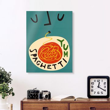 Posterlounge XXL-Wandbild Fox & Velvet, Yum Spaghetti, Küche Grafikdesign