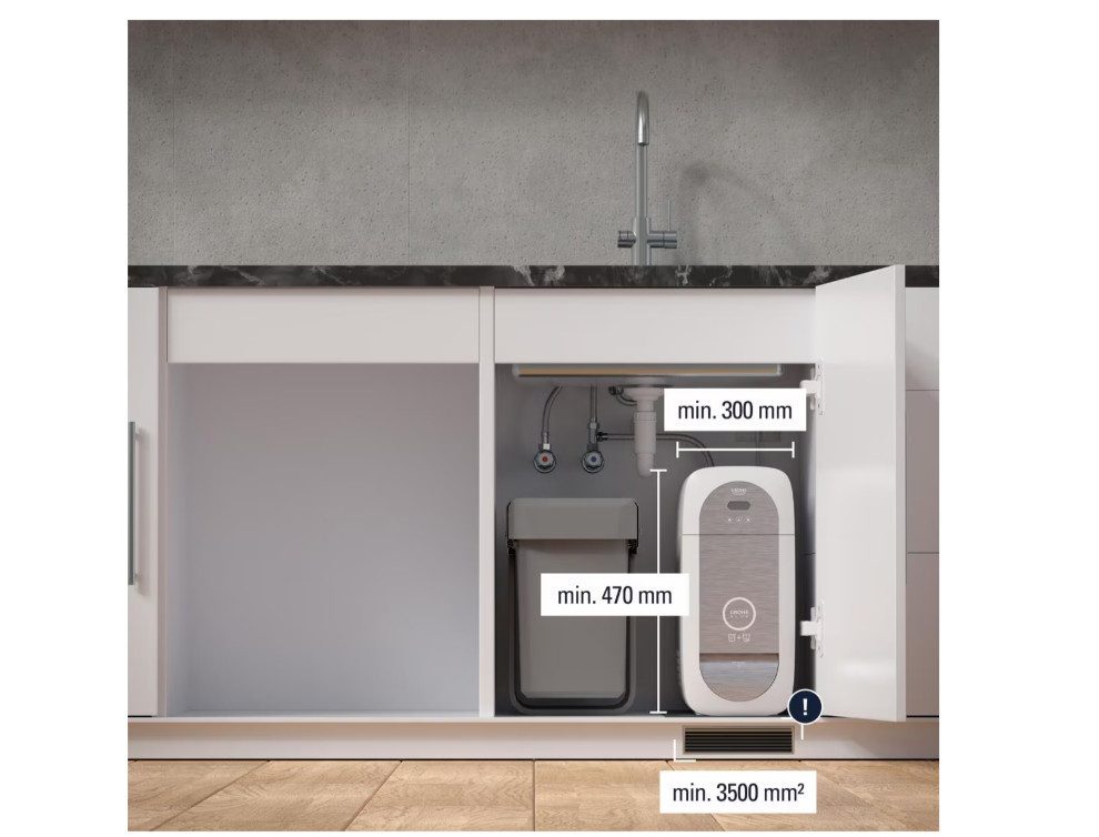 Grohe Untertisch-Trinkwassersystem Blue Home Kühler, 180W, mit Bluetooth und WIFI