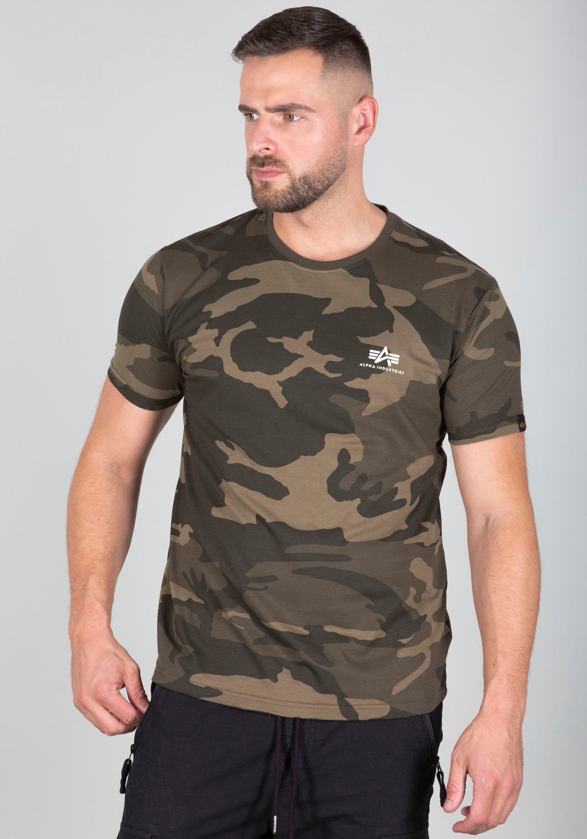 Alpha Industries Rundhalsshirt BASIC T SMALL LOGO