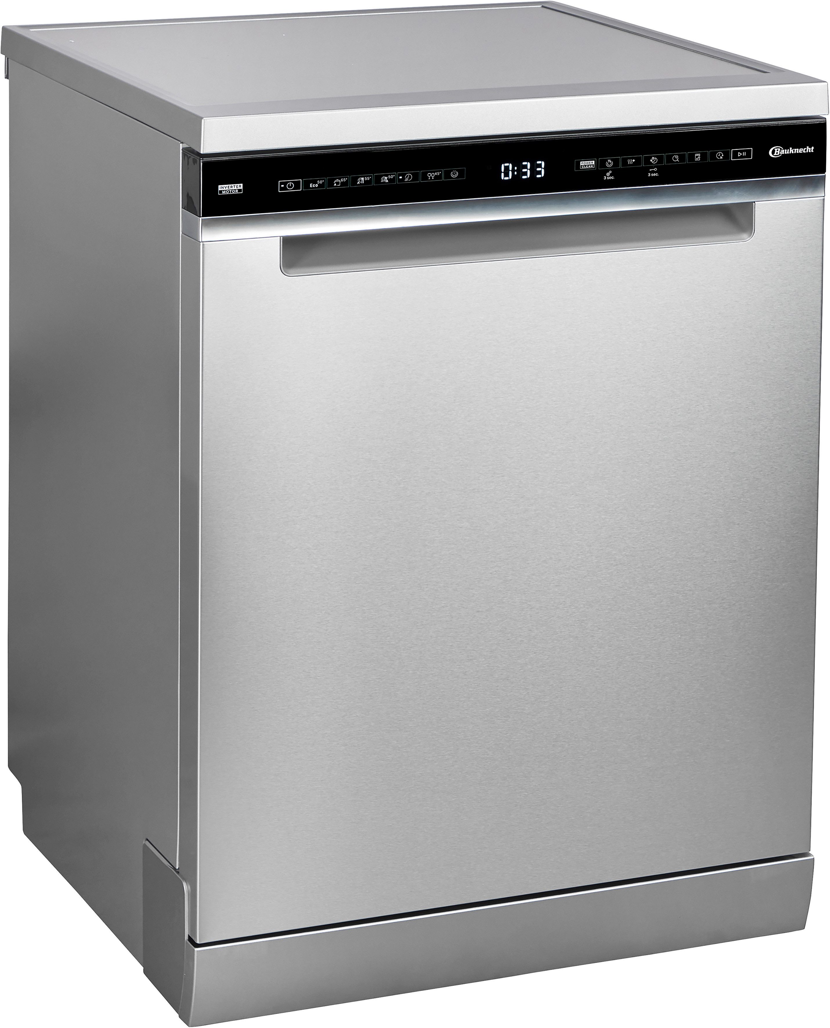 BAUKNECHT Standgeschirrspüler BKSV1 FAM, 9,9 l, 15 Maßgedecke, PowerClean Pro