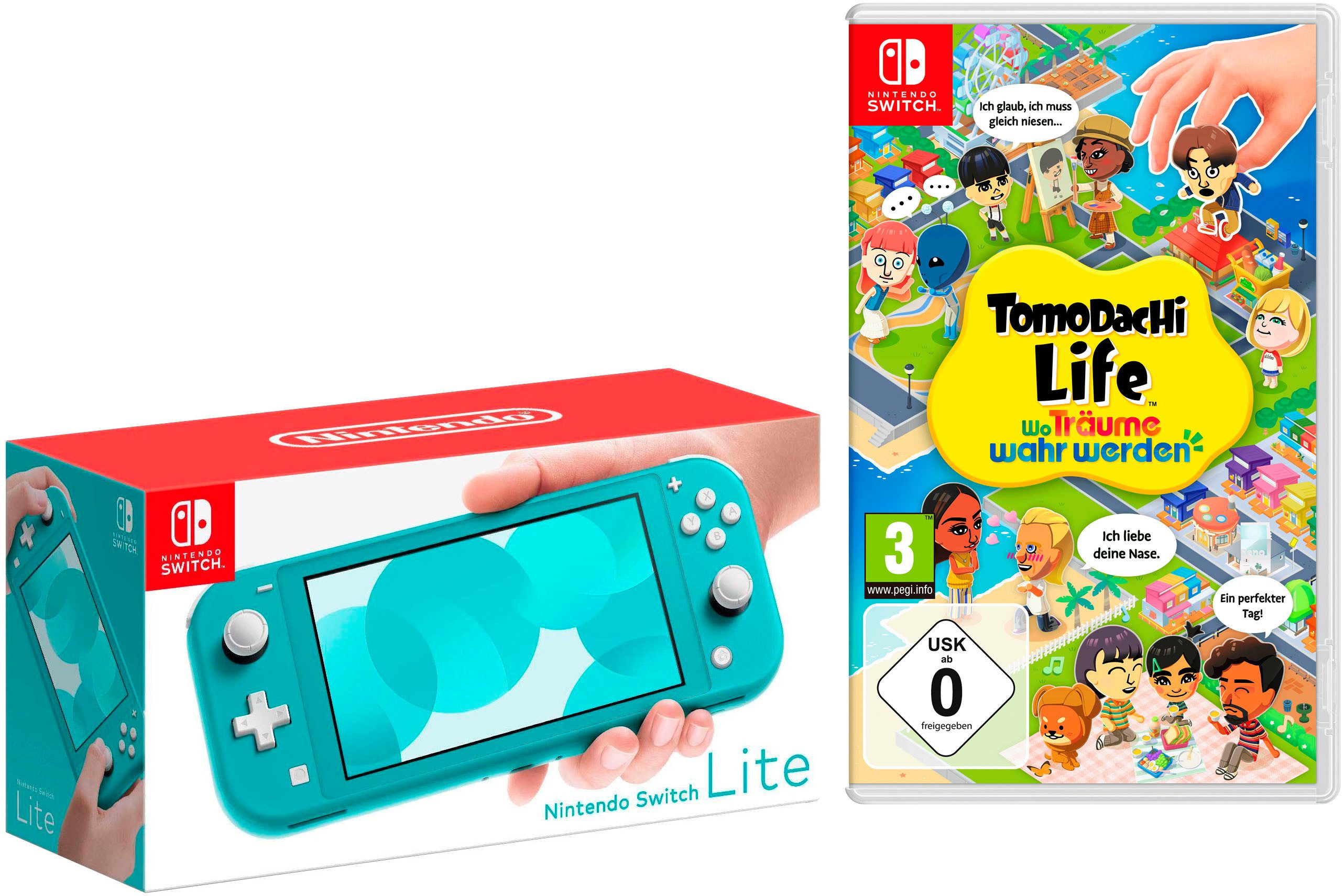 Nintendo Switch Lite + Tomodachi Life: Wo Träume wahr werden