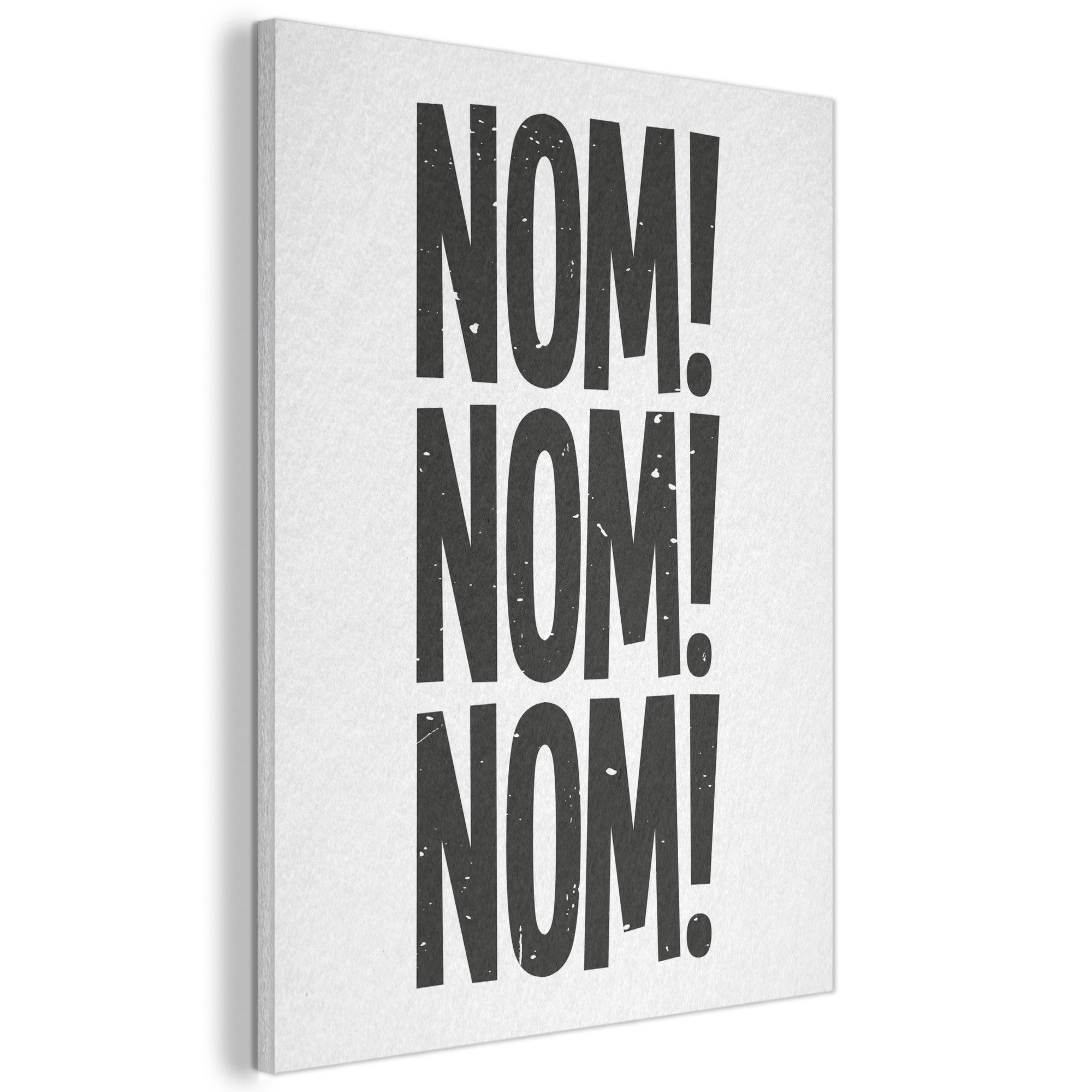 Nom Nom Nom - Schwarz - Weiß