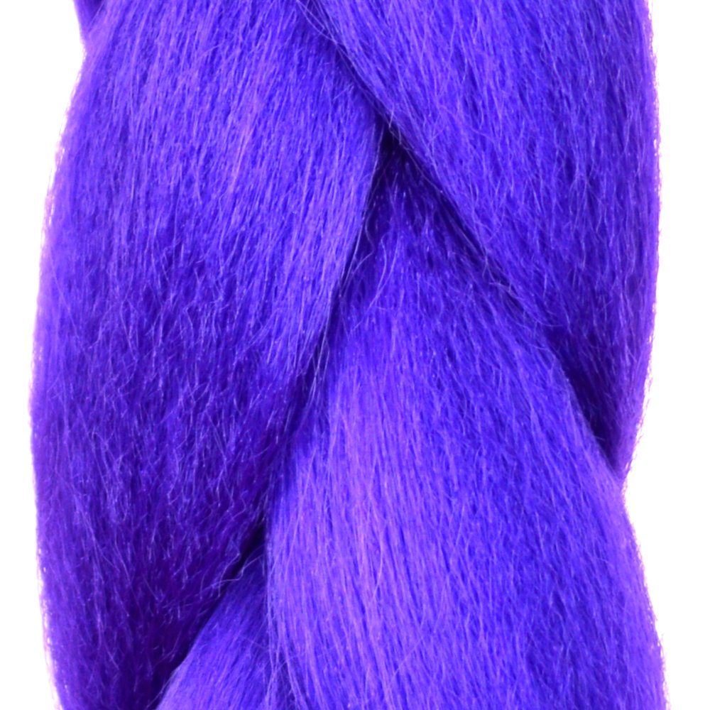 Braids BRAIDS! 3er im Zöpfe YOUR 1-farbig Pack Kunsthaar-Extension Violett MyBraids Flechthaar Jumbo 35-AY