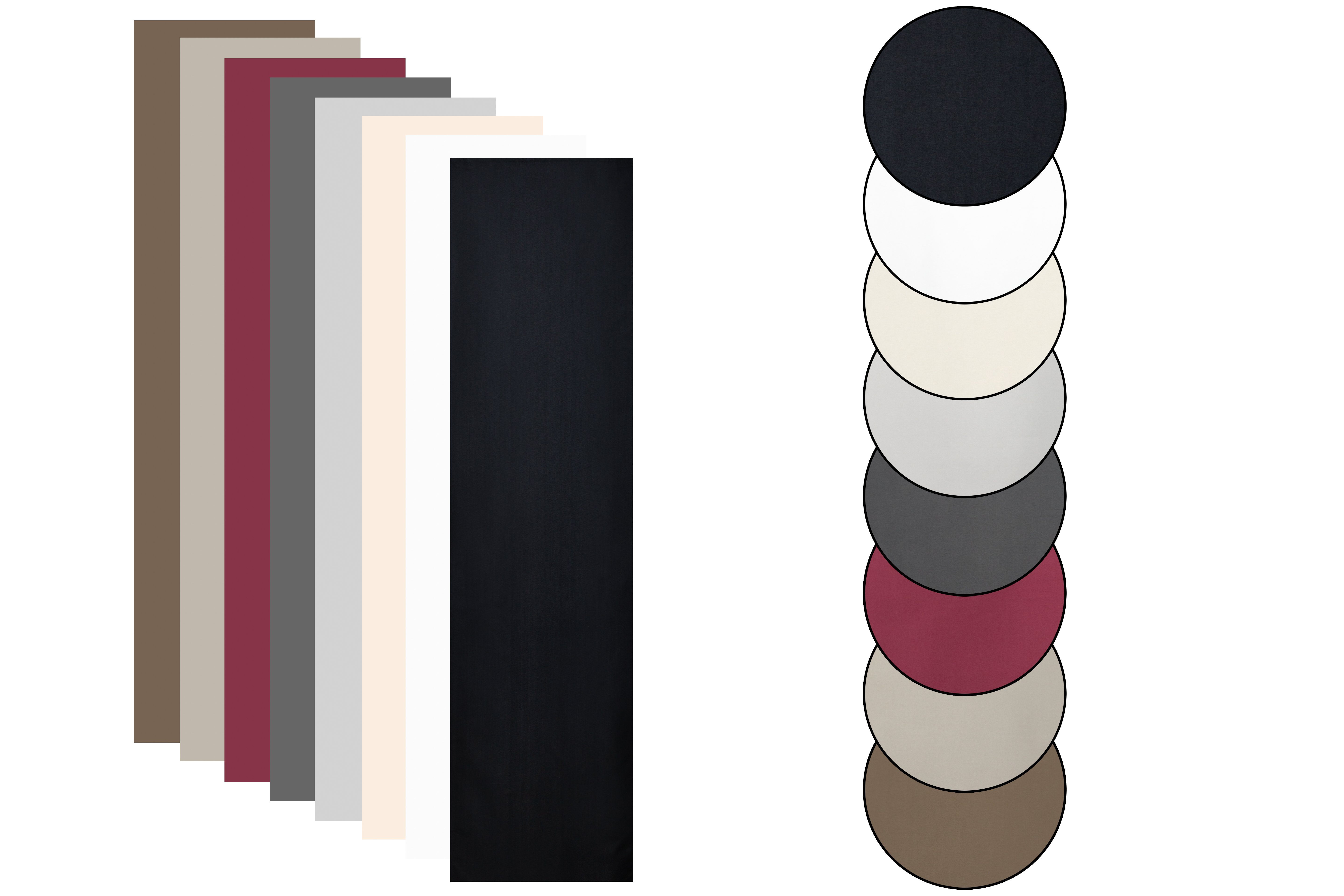 Brilliant Schiebegardine Blickdicht / 60x245cm, Store günstig online kaufen