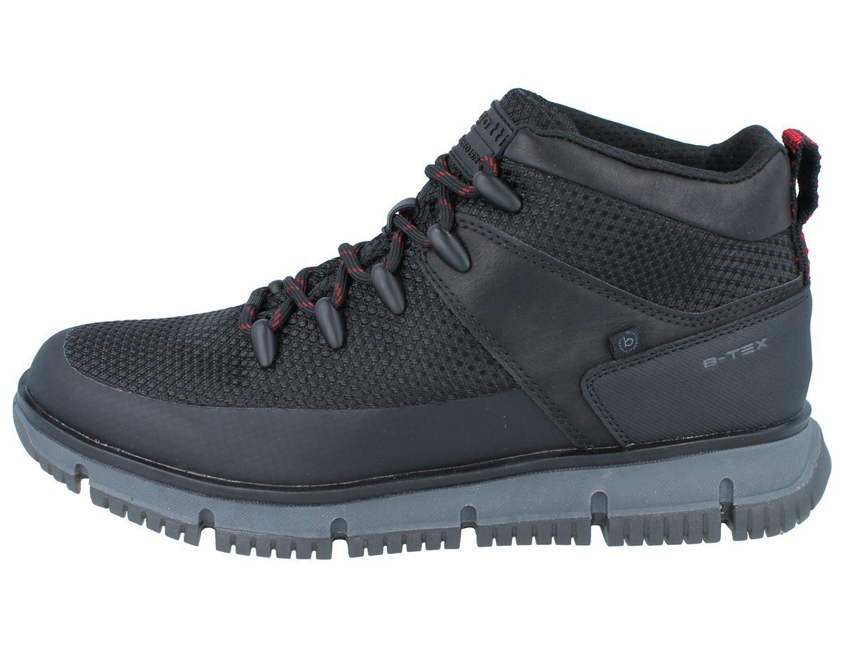 bugatti BUGATTI Herren Sneaker hoch schwarz B-Tex - Größe: 40 Stiefel Wechselfußbett