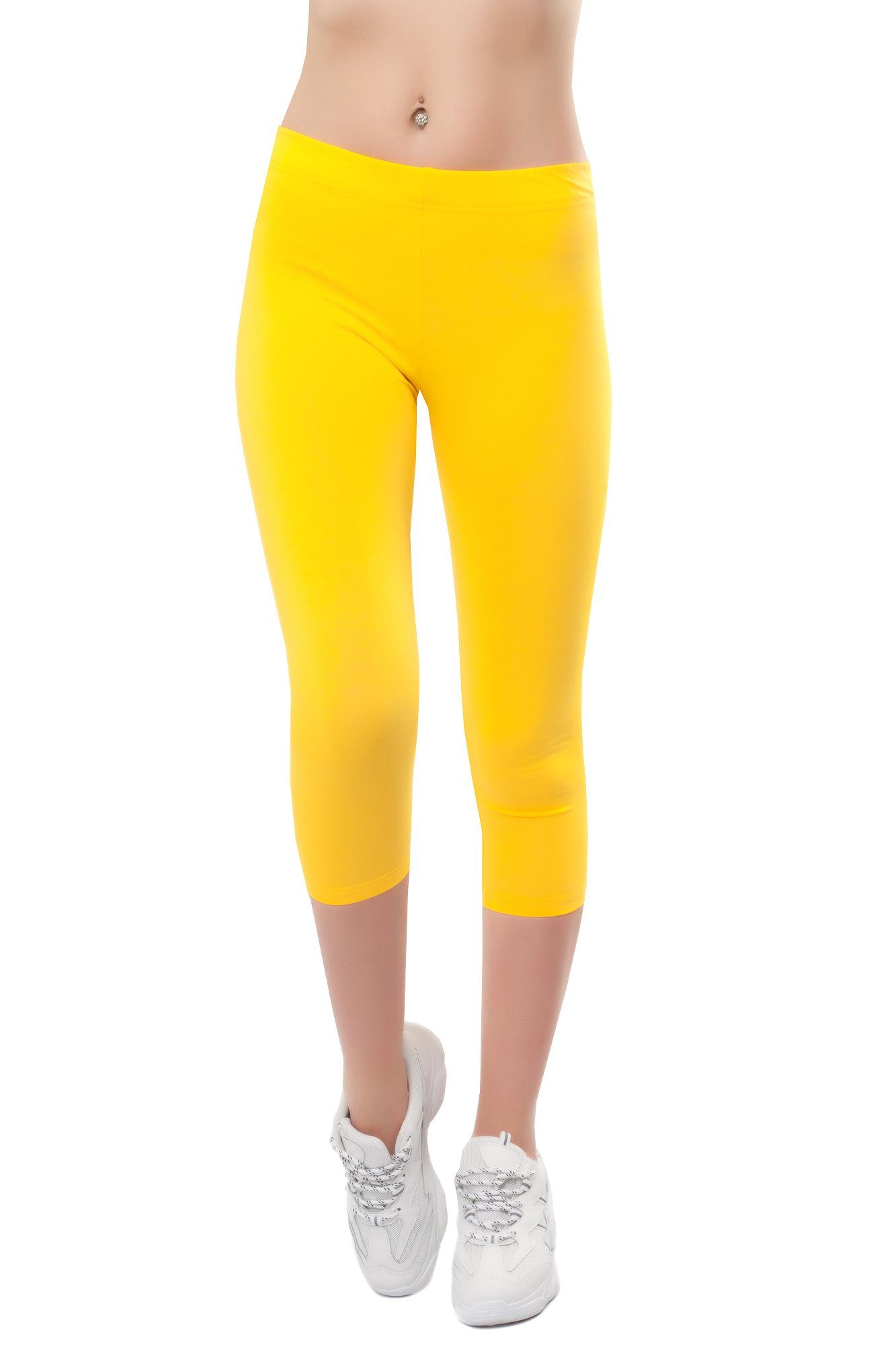 Bongual Caprileggings Basics mit Komfortbund günstig online kaufen