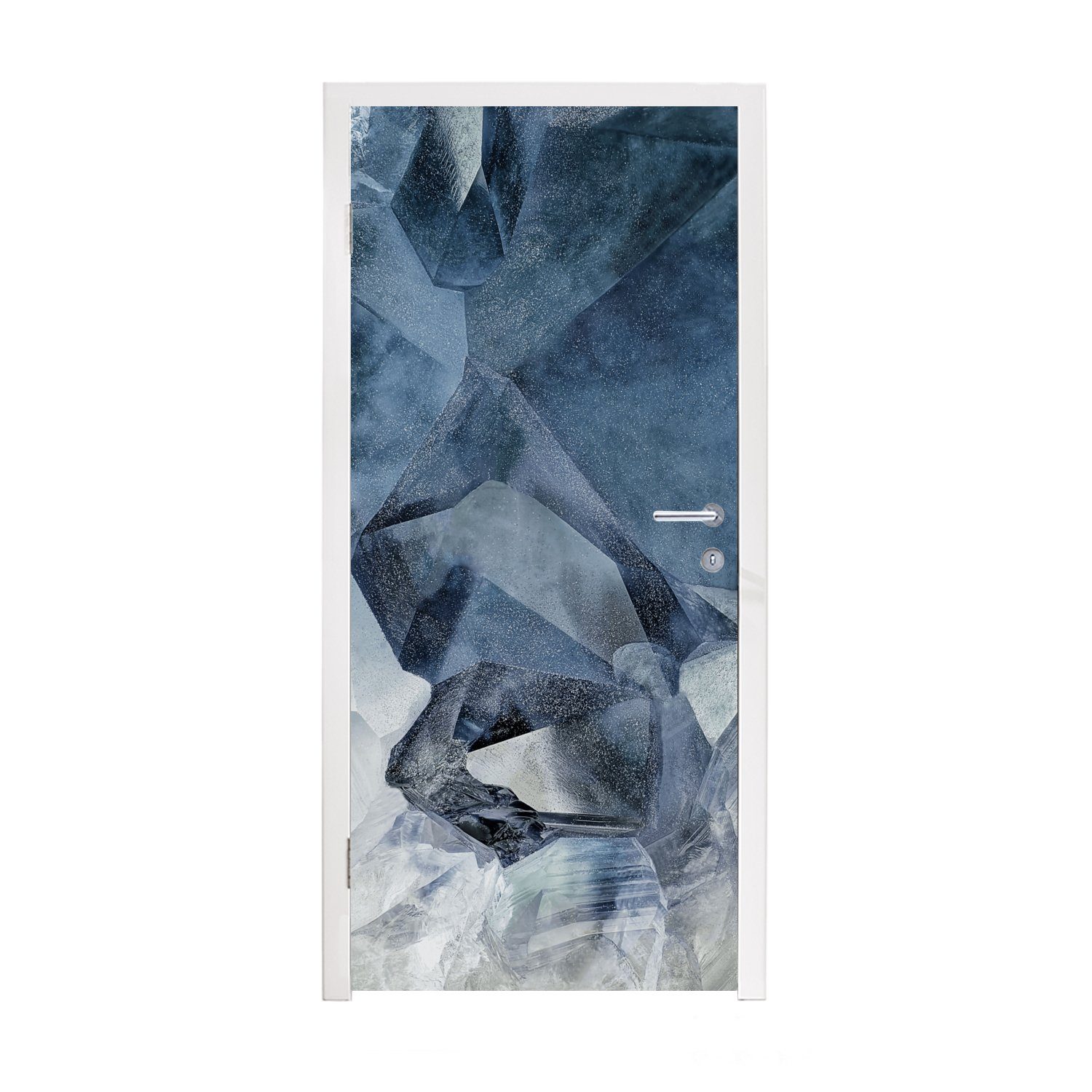 MuchoWow Türtapete Edelstein - Natursteine - Mineralien, Matt, bedruckt, (1 St), Fototapete für Tür, Türaufkleber, 75x205 cm