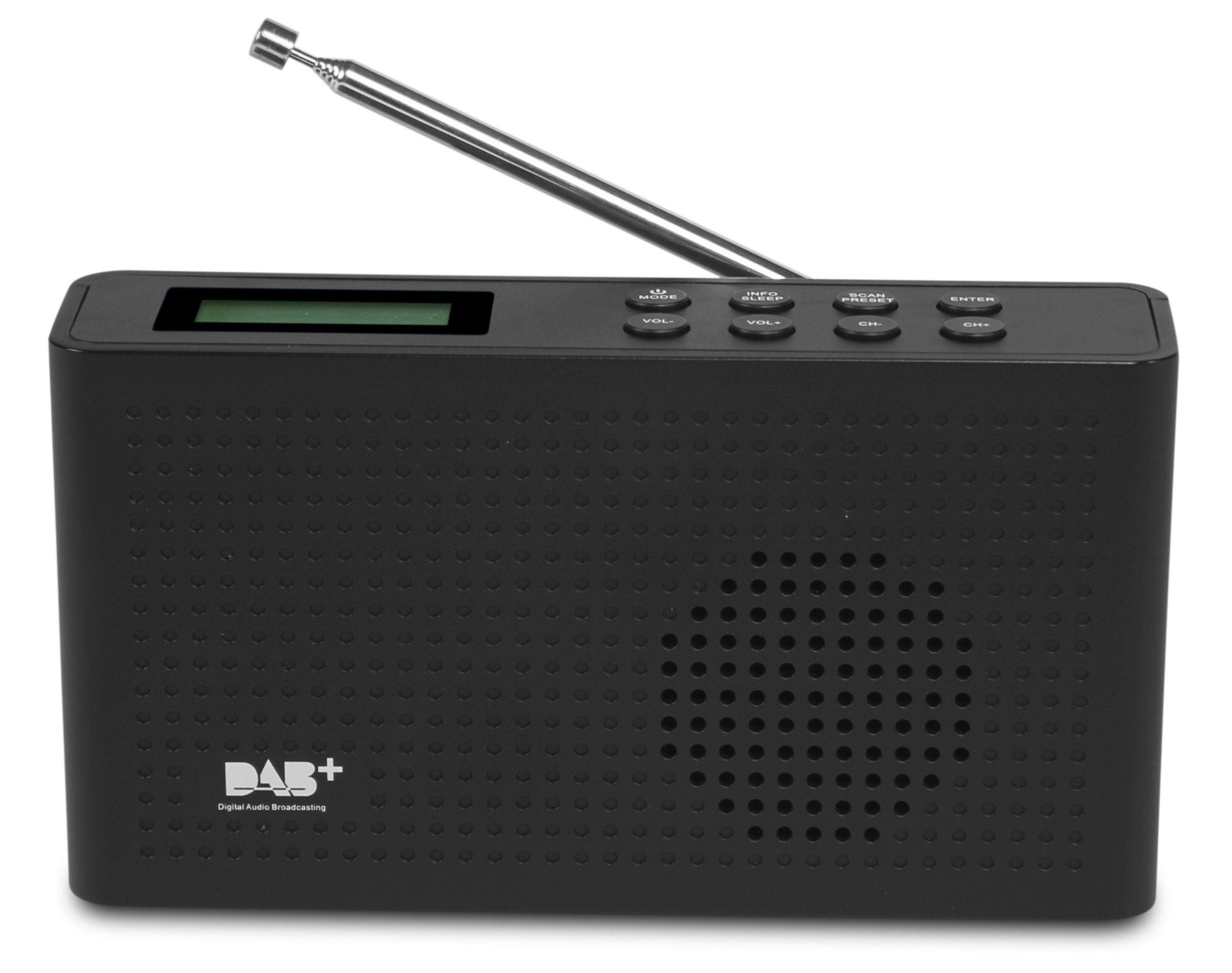 TRA26DAB Senderspeicher, 16 (Digitalradio Fühlbare Tuner, anthrazit (DAB), (DAB) FM-DAB/DAB+ Reflexion Tasten) Digitalradio 20 W,