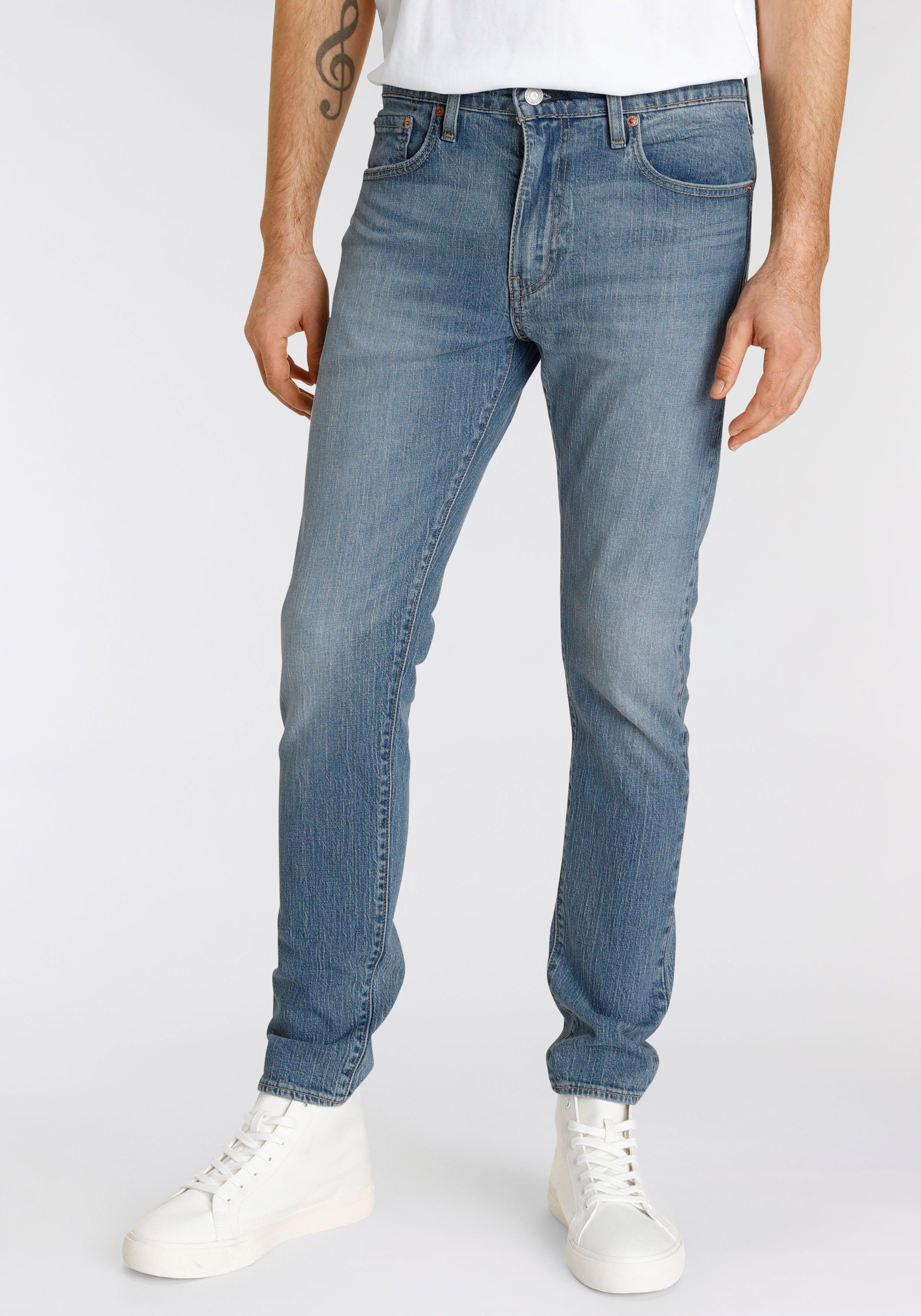 stonewash 512 Tapered-fit-Jeans Taper Fit Levi's® mit Markenlabel Slim