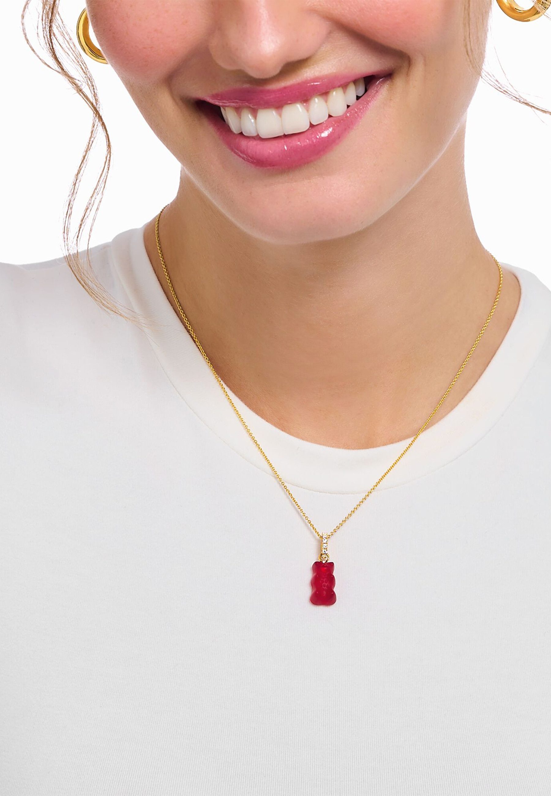 THOMAS SABO Collier Halskette HARIBO Rot...