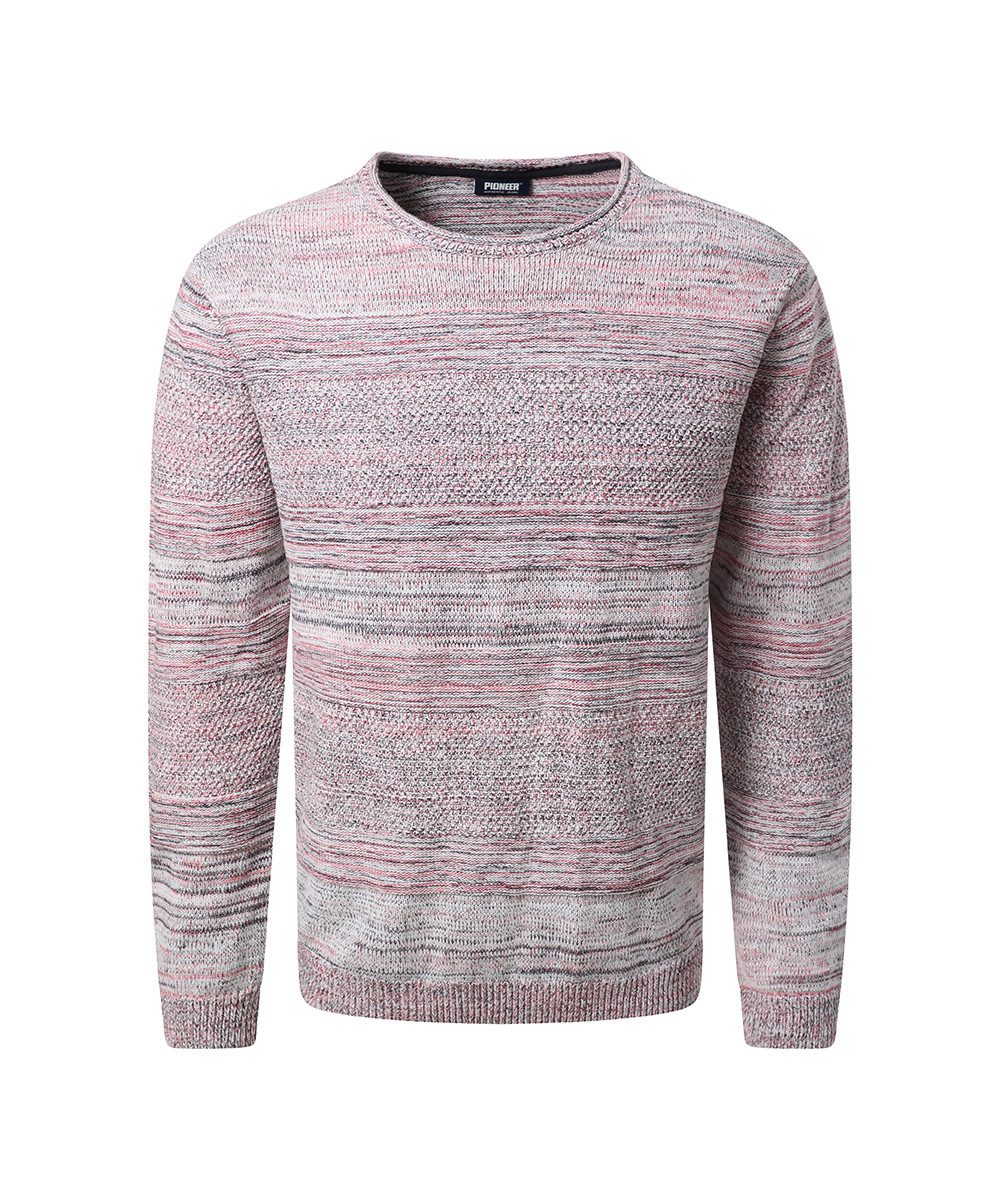 Pioneer Authentic Jeans Rundhalspullover Knit 1/1 Crew Neck