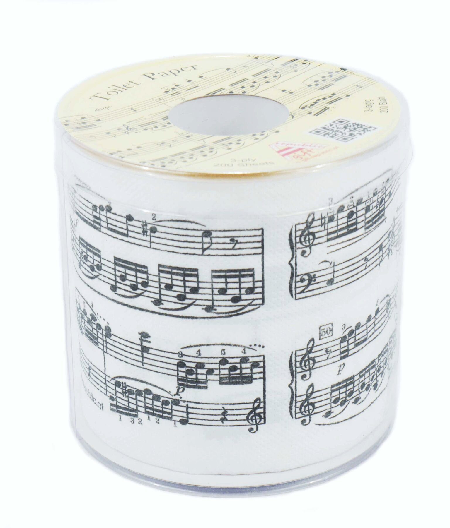 mugesh Toilettenpapier Toilettenpapier Notenzeilen, für Musiker