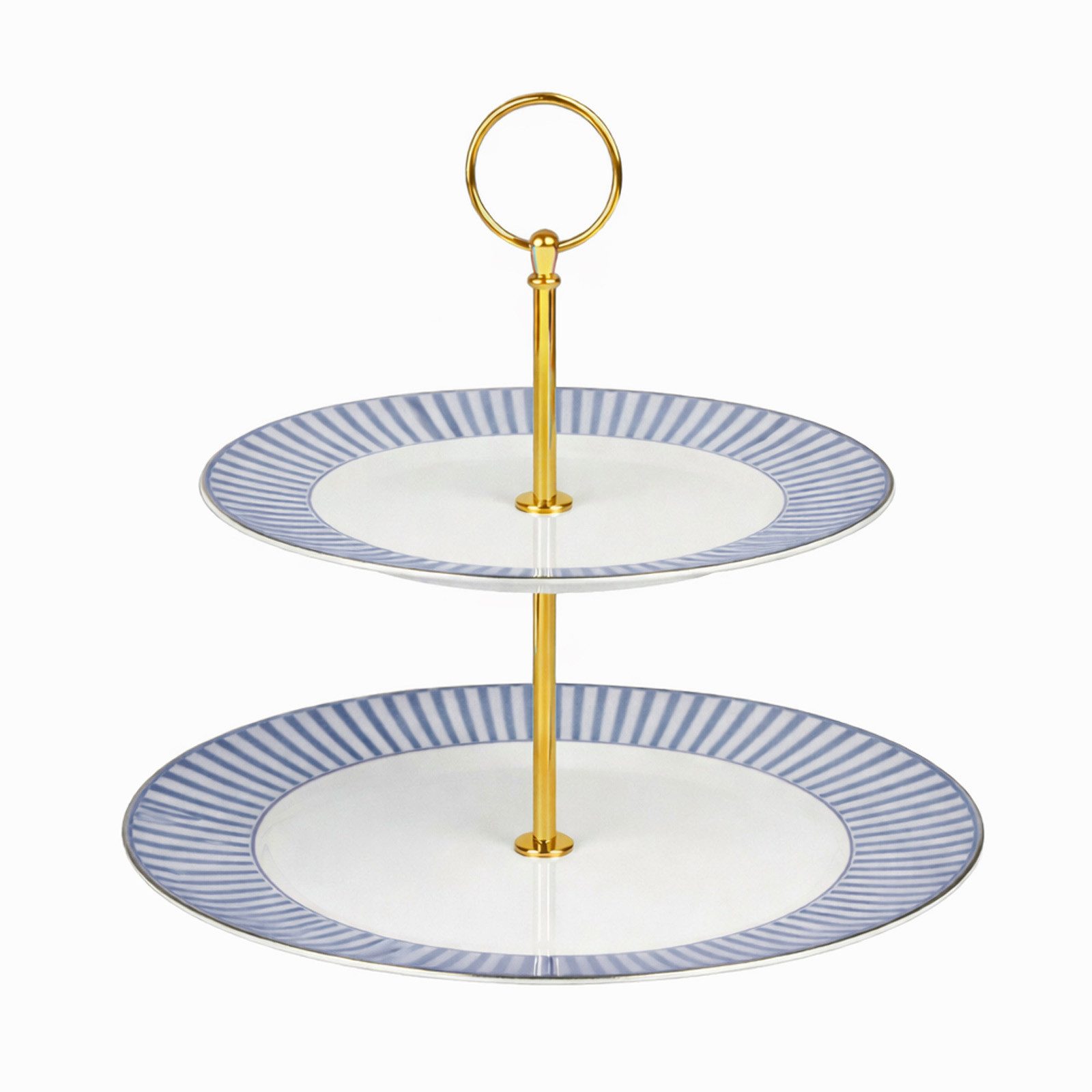 Neuetischkultur Etagere Etagere Keramik 2 stöckig Servieretagere 24 cm, Keramik, (1 Etagere ohne Dekoration)