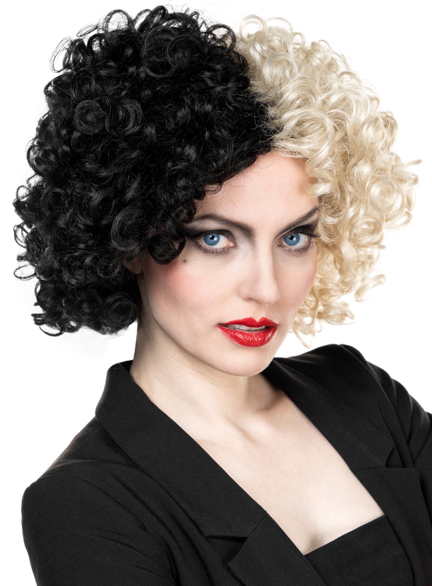 Kostüm-Perücke Popstar Two-Tone Perücke - Kostüm Faschingsperücke