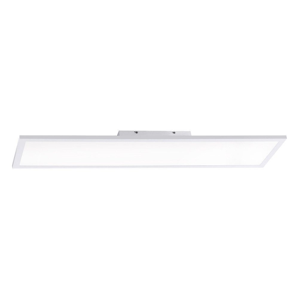 JUST LIGHT LED Deckenleuchte "Flat" 24 W, CCT Farbwechsel, Fernbedienung, 100x25 cm, Deckenlampe, Wohnzimmer Lampe