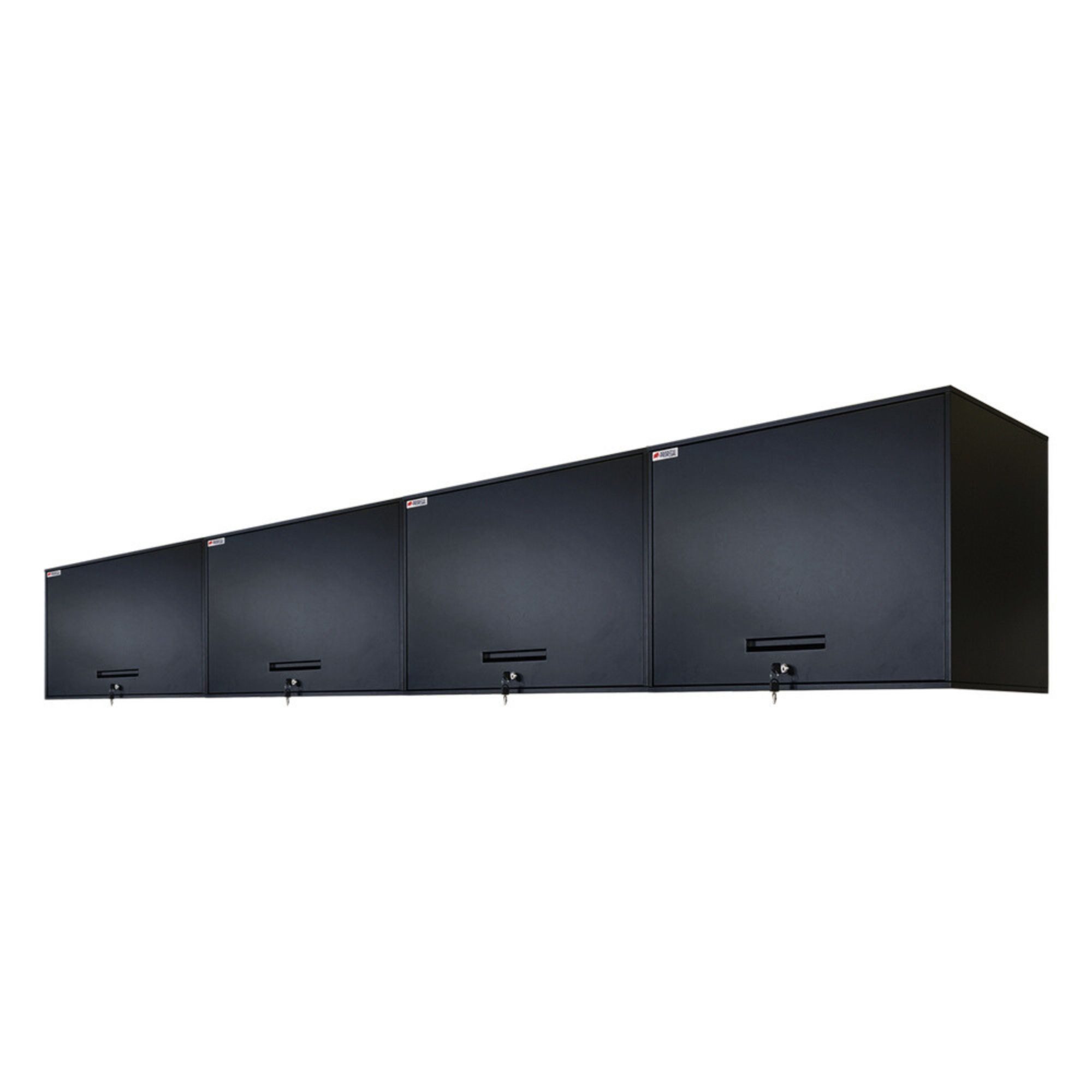 PROREGAL® Werkzeugschrank Mega Deal 4x Wandschrank ELEPHANT abschließbar 55x80x40cm Schwarz