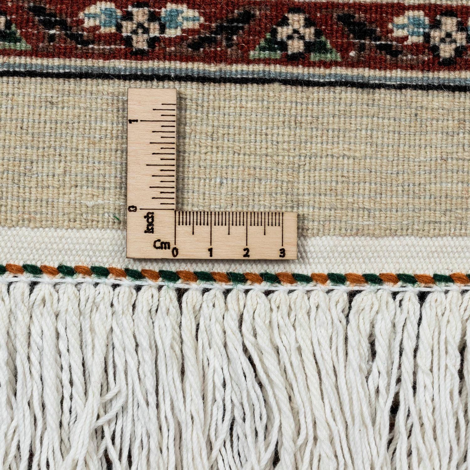 Wollteppich Moud Medaillon Beige cm, 10 Höhe: 333 Unikat rechteckig, mit 248 Zertifikat mm, x morgenland