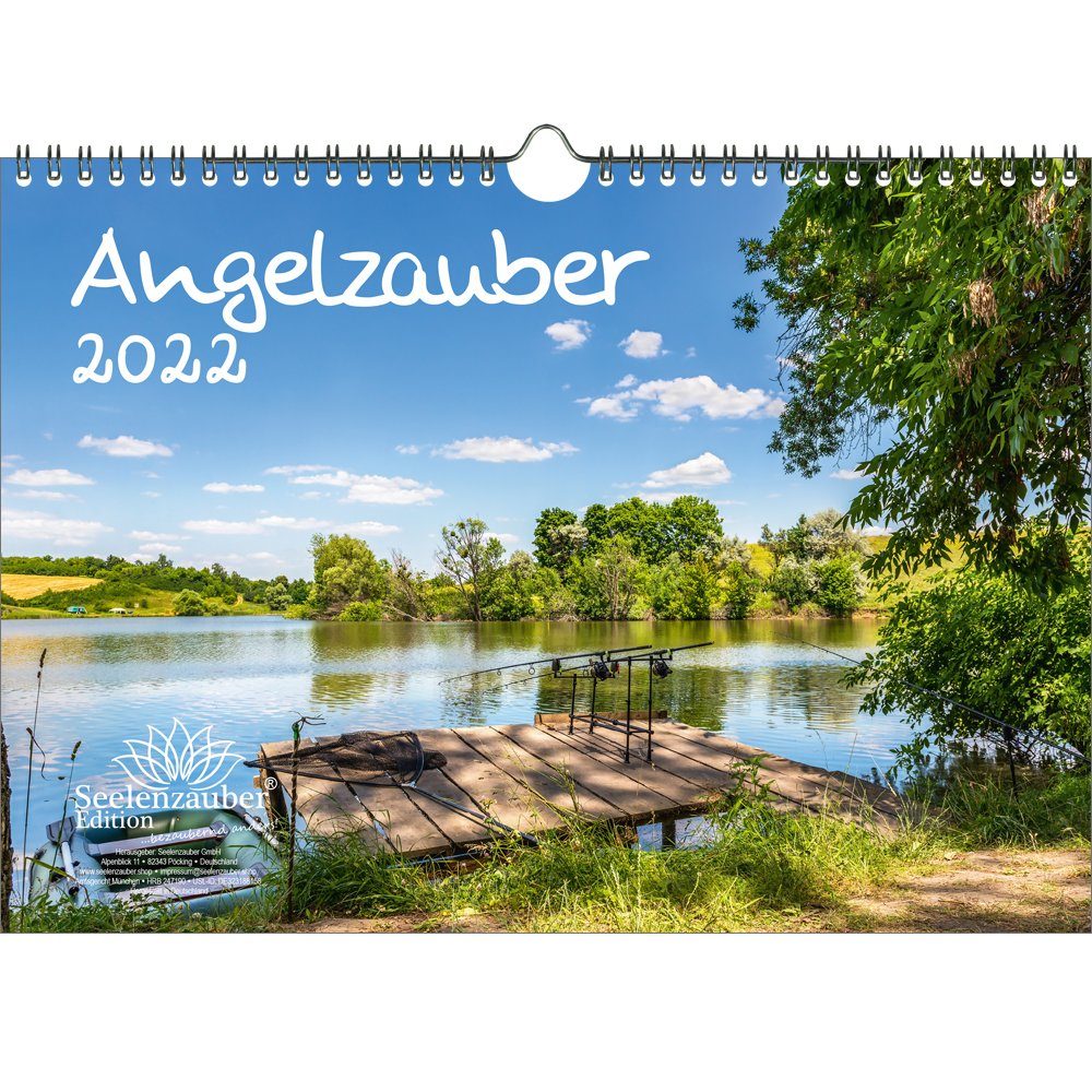 Seelenzauber Wandkalender Angelzauber DIN A4 Kalender für 2022 angeln 