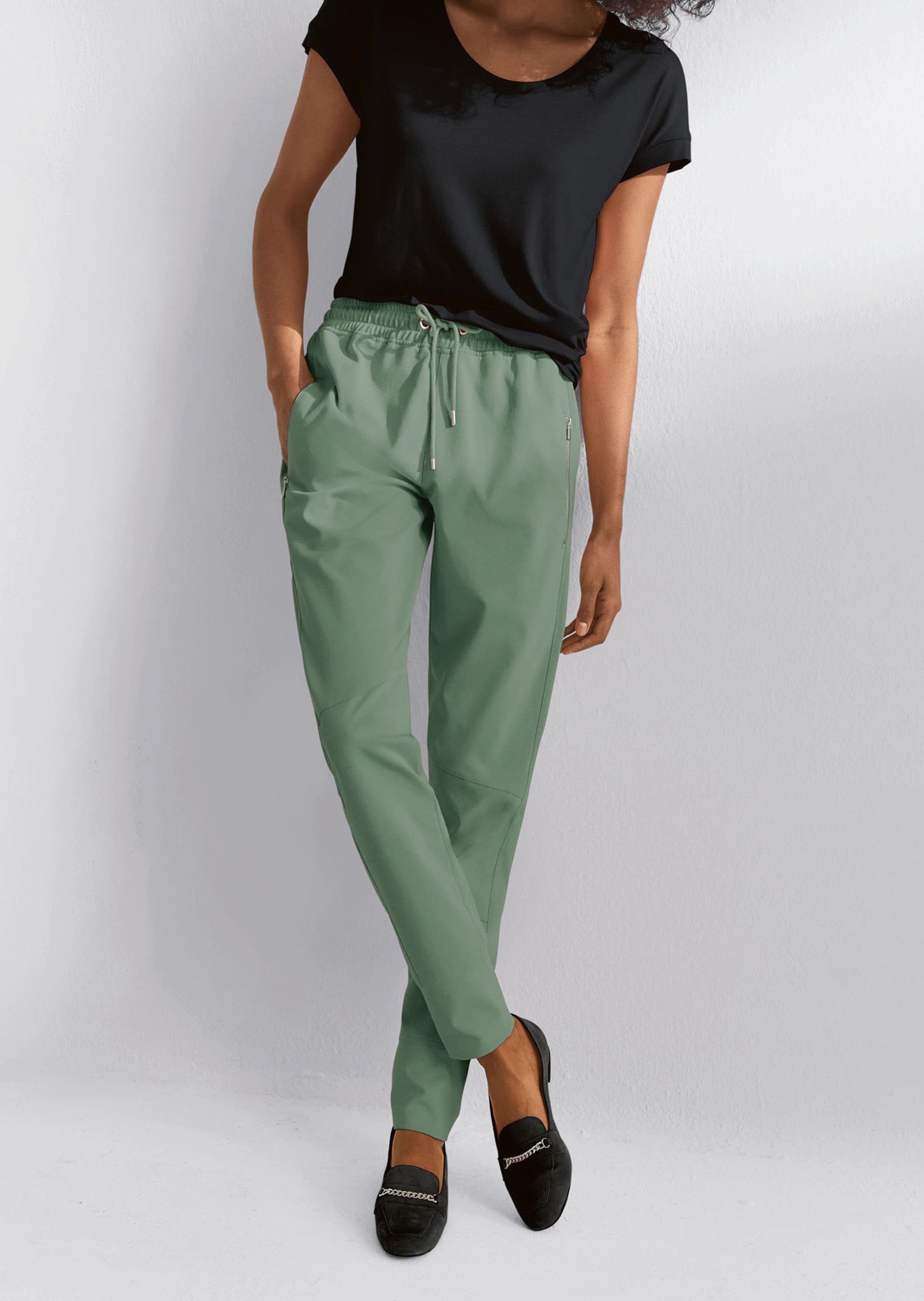 MADELEINE Jogger Pants Jogg-Pants mit Reißverschlusstaschen günstig online kaufen