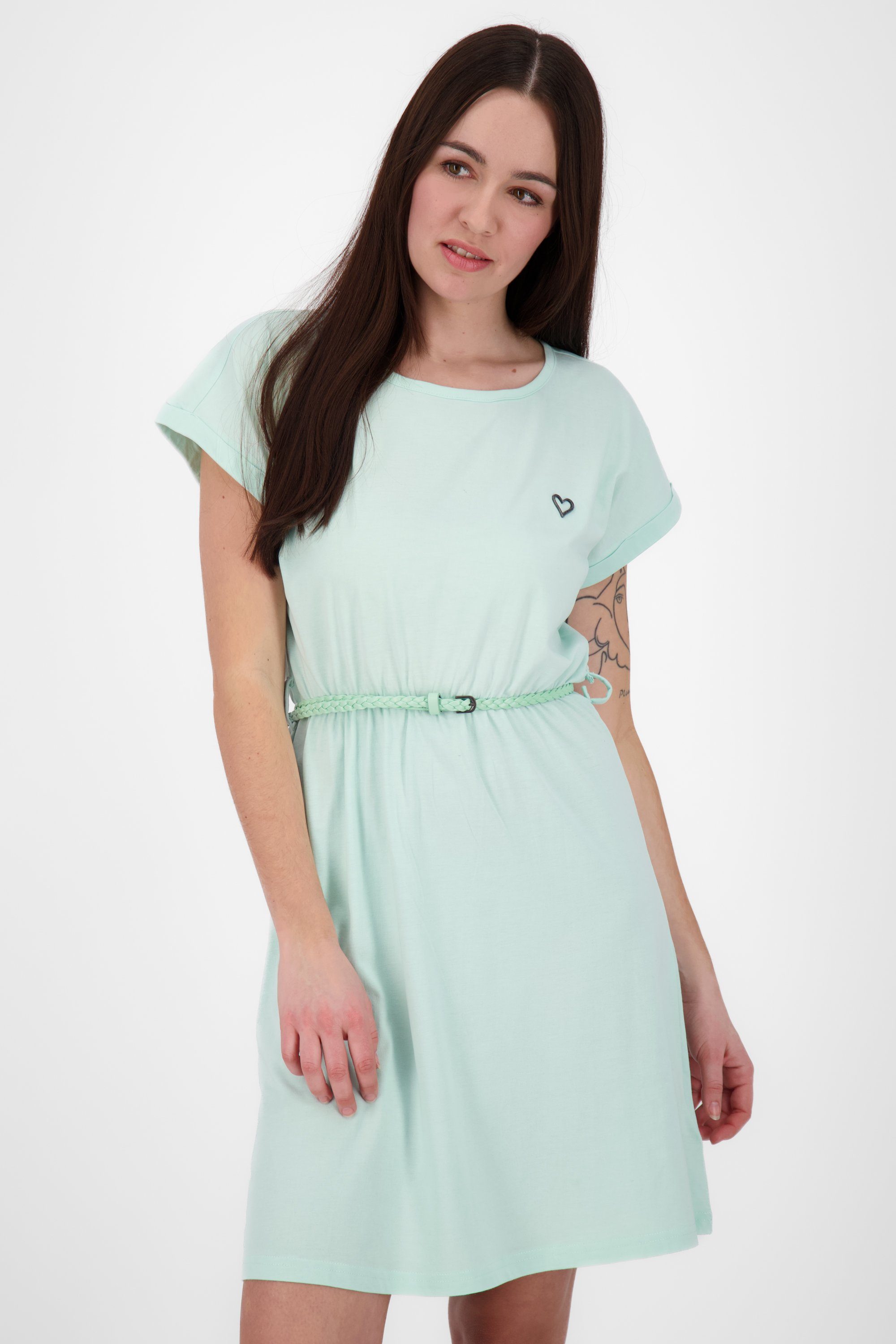 Alife & Kleid Damen Kickin Blusenkleid NoraAK Sommerkleid, Dress aqua