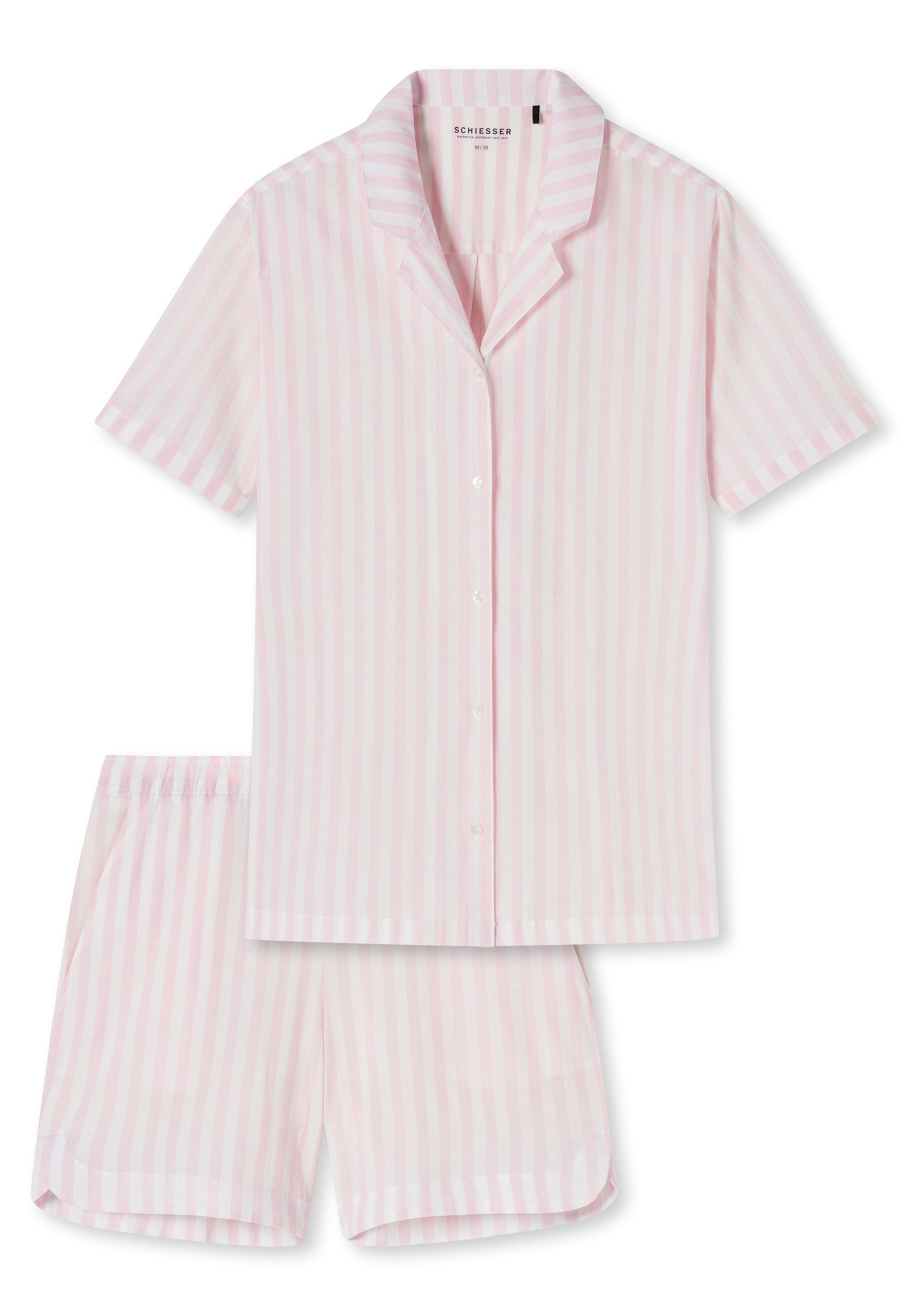 Story tlg) Flieder - 2 - Schiesser Pyjama Pyjama Pyjama (Set, Baumwolle