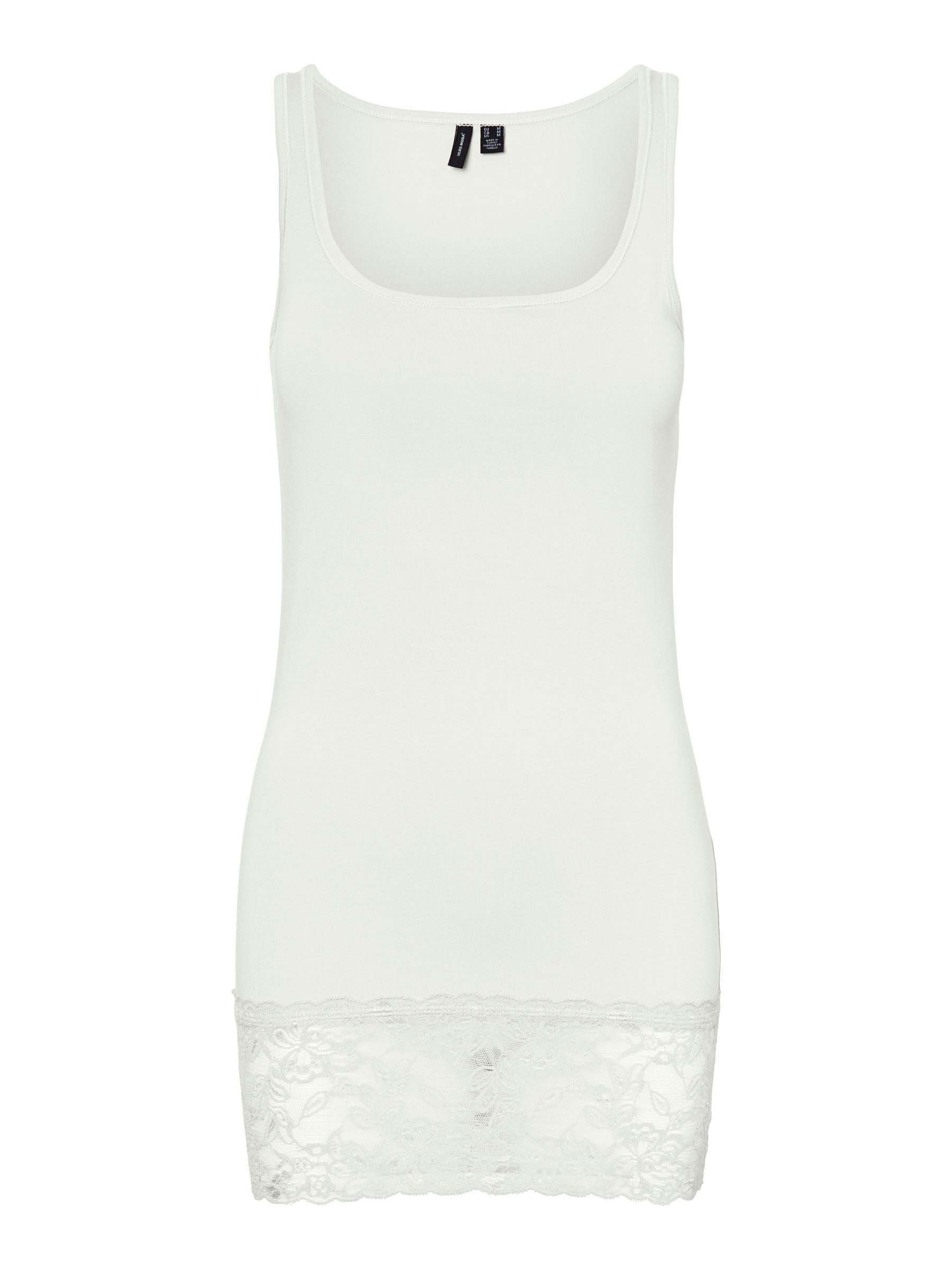 Vero Moda Shirttop Ärmelloses mit Spitzenabschluss günstig online kaufen