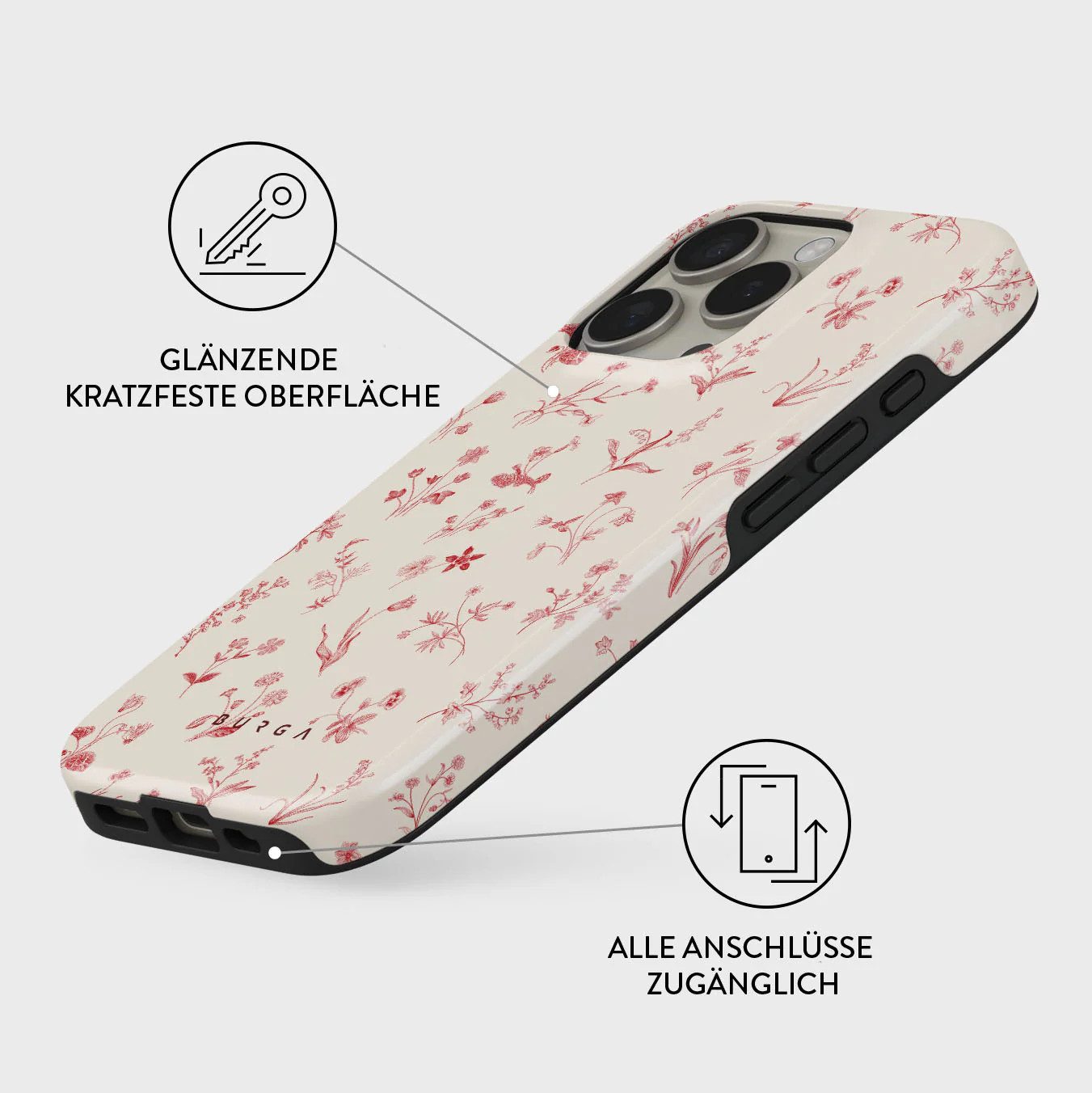 BURGA Handyhülle Tough MagSafe Case Prairie iPhone 16 Pro