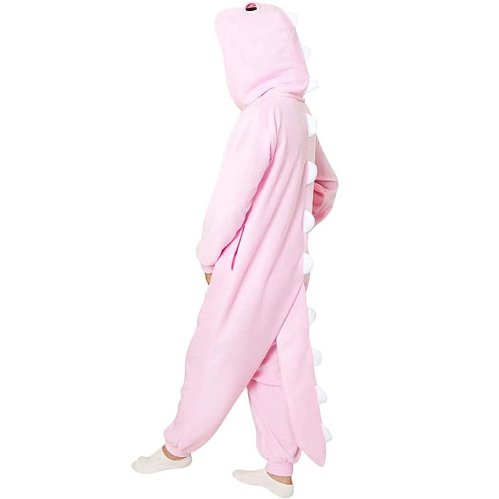 Pyjama DEBAIJIA Kinder Flanell Jumpsuit Jungen Mädchen Pyjama Overall