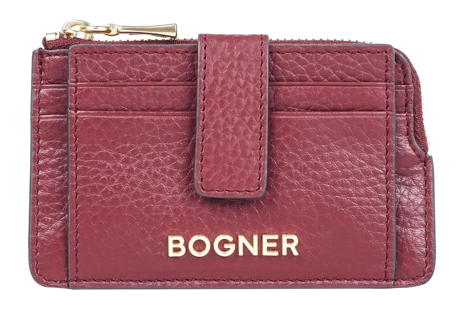 BOGNER Kartenetui Elli Purse, aus echtem Leder mit RFID-Blocker Schutz