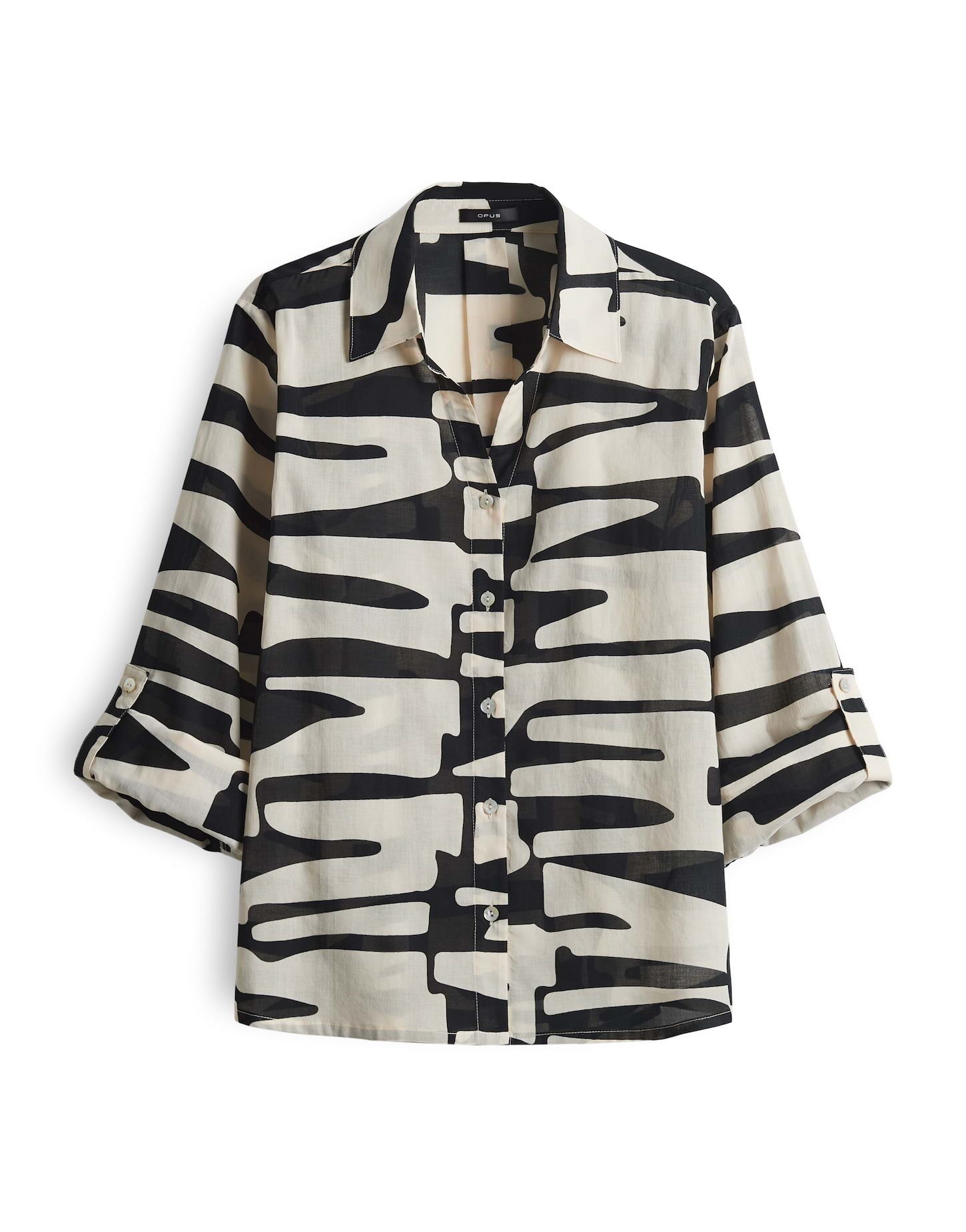 OPUS Langarmbluse FUMANI JUNGLE aus Cotton Voile günstig online kaufen