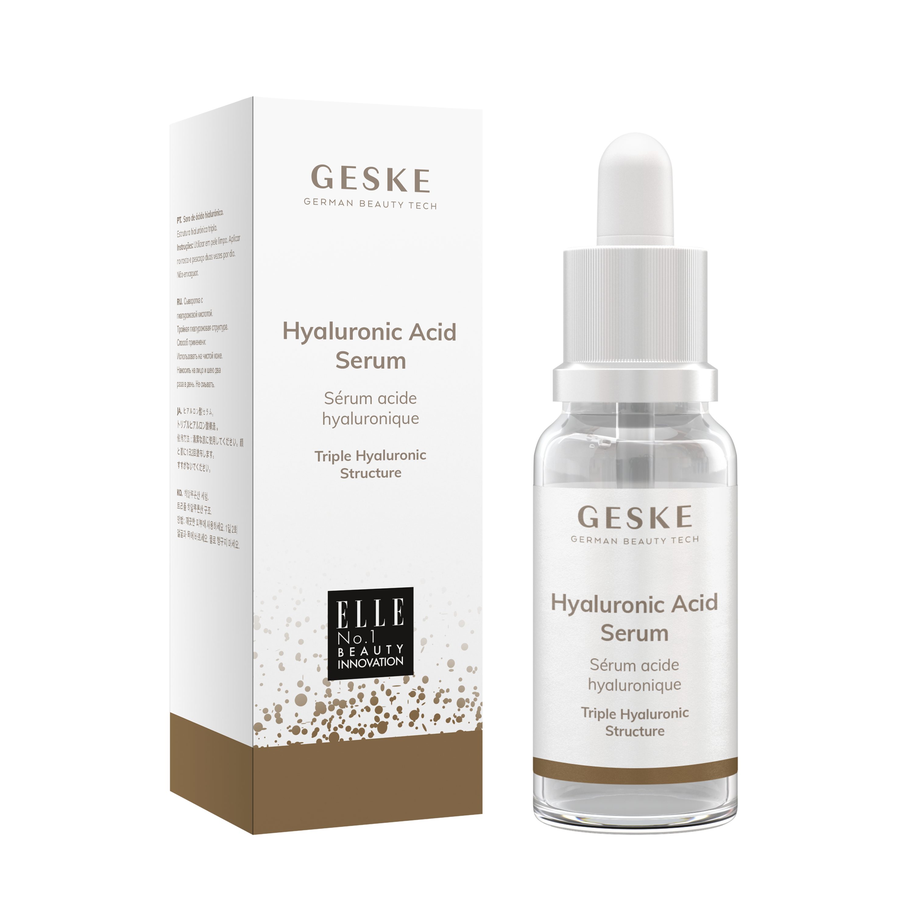 GESKE Tech Acid Hyaluronic 1-tlg. Beauty Serum, German Gesichtsöl