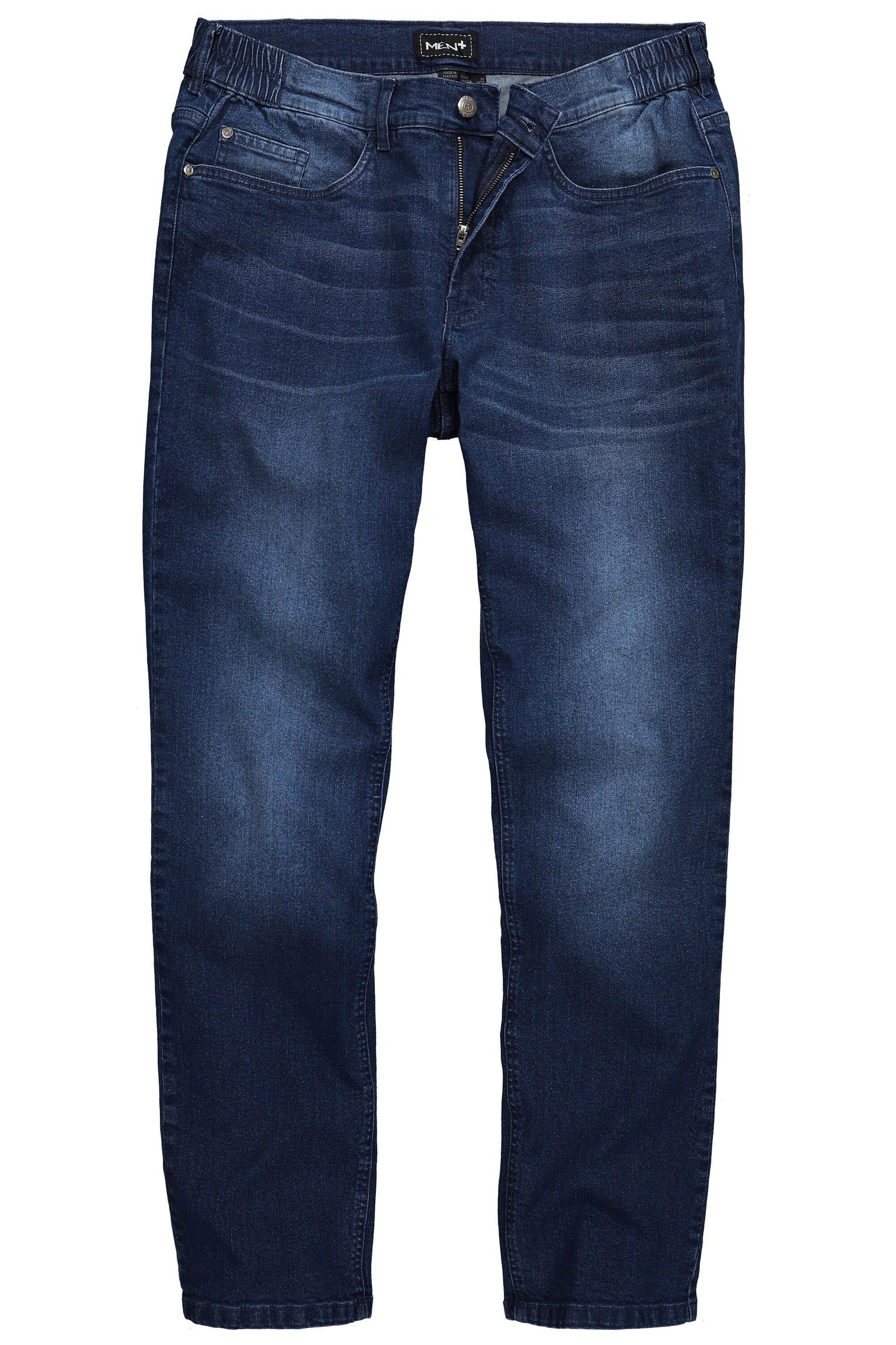 Men Plus Cargohose Men+ Jeans Denim Bauchfit Regular Fit 5-Pocket günstig online kaufen