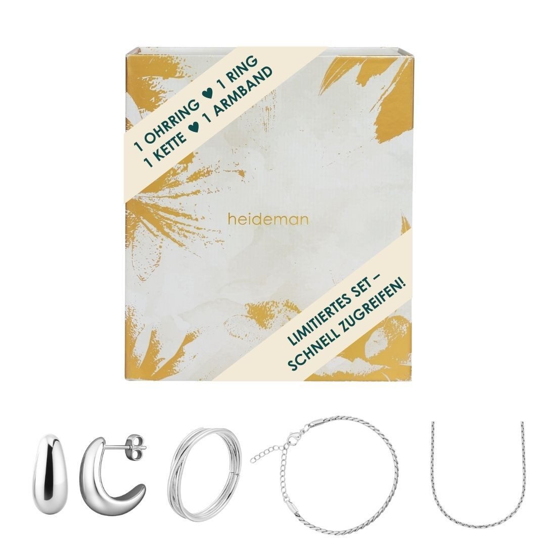 Heideman Адвент-календарь украшений Heideman Schmuck Geschenkbox – Basic (25-tlg), Schmuckset mehrteilig Schmuck für Frauen - 4 Schmuckstücke