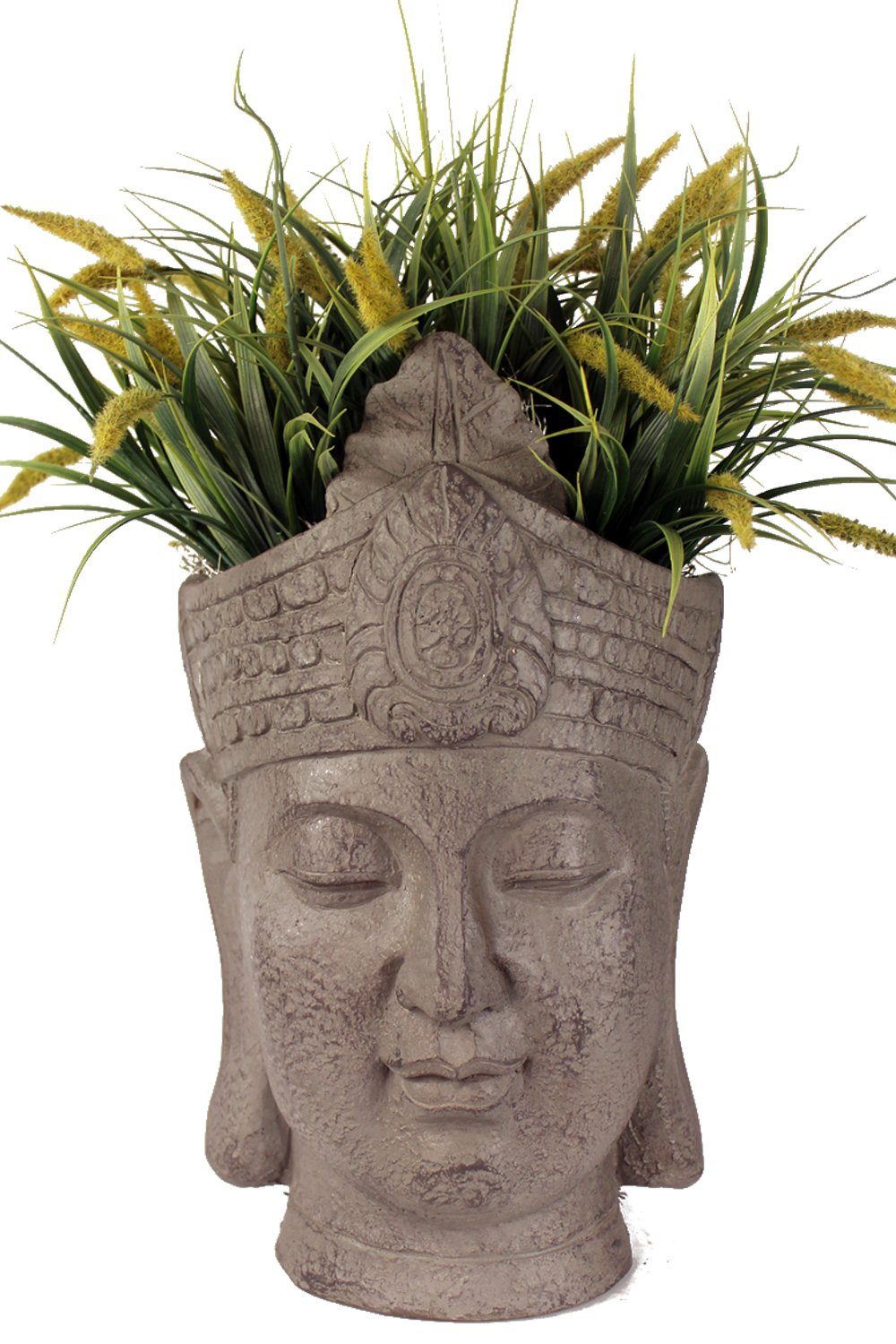 Arnusa Blumentopf Buddha Kopf Büste Shiva günstig online kaufen