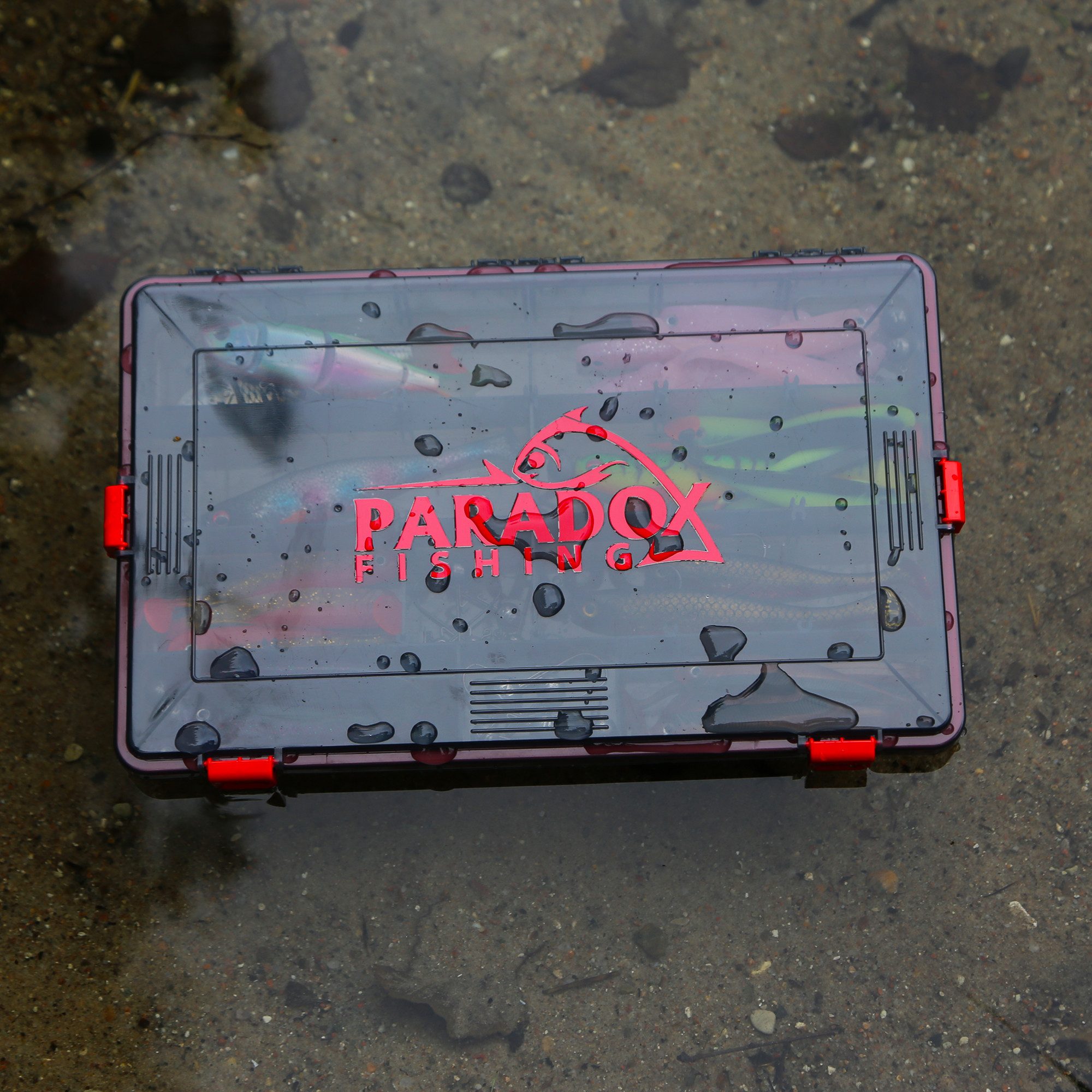 Paradox Fishing Angelkoffer wasserdichte Tackle-Boxen 5x Set (S/M/L), wasserdicht
